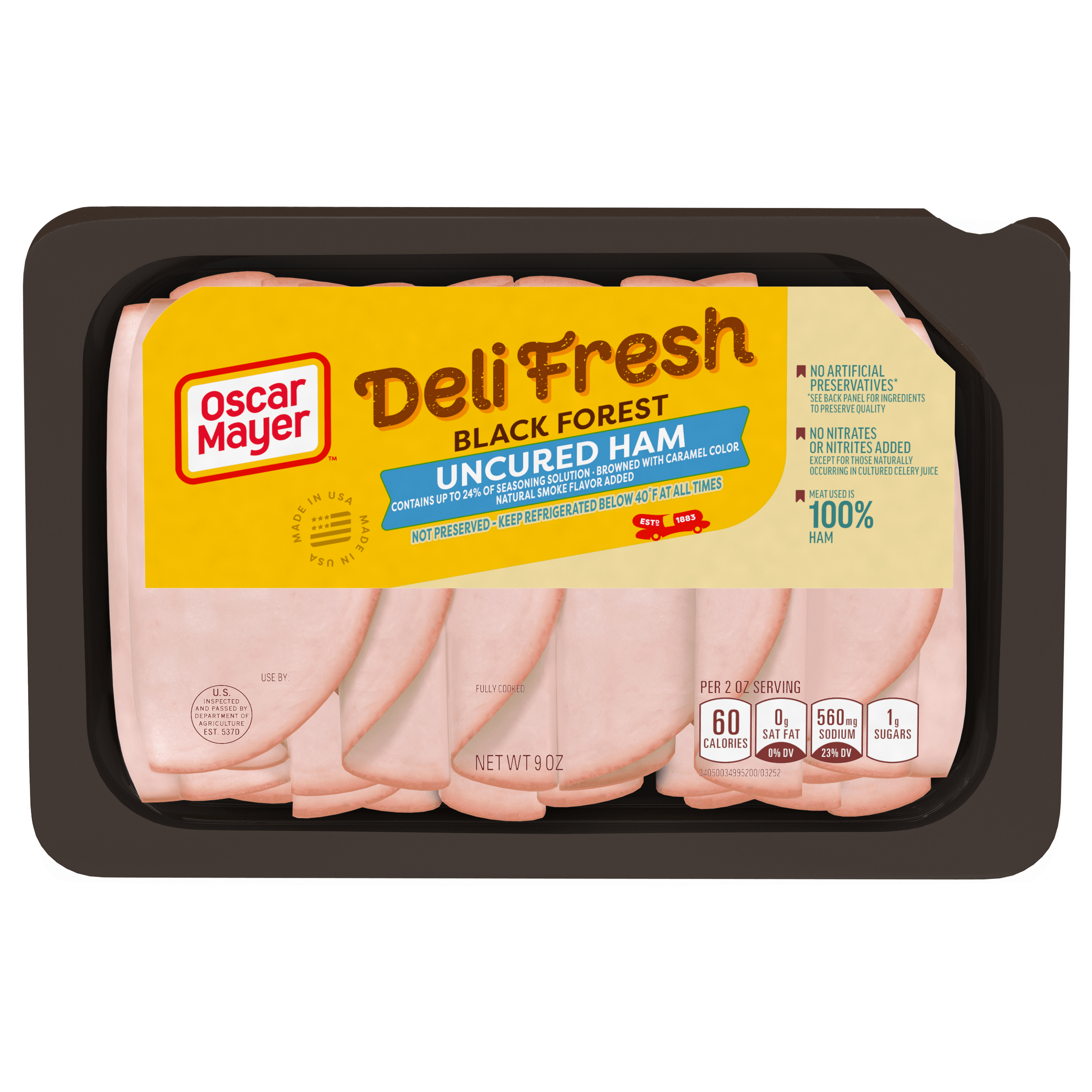 Black Forest Uncured Ham Sliced Lunch Meat