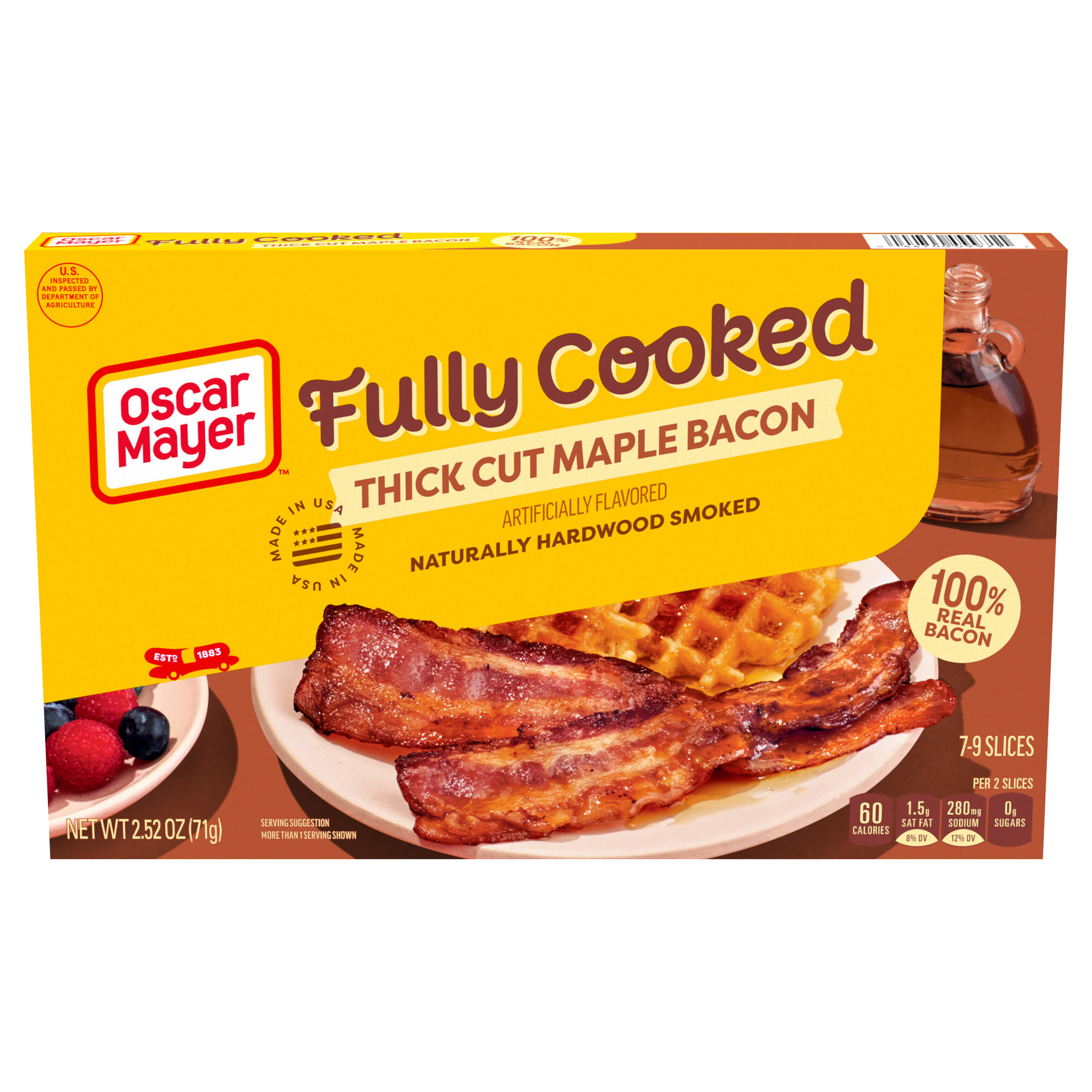 Maple Fully Cooked Thick Cut Bacon