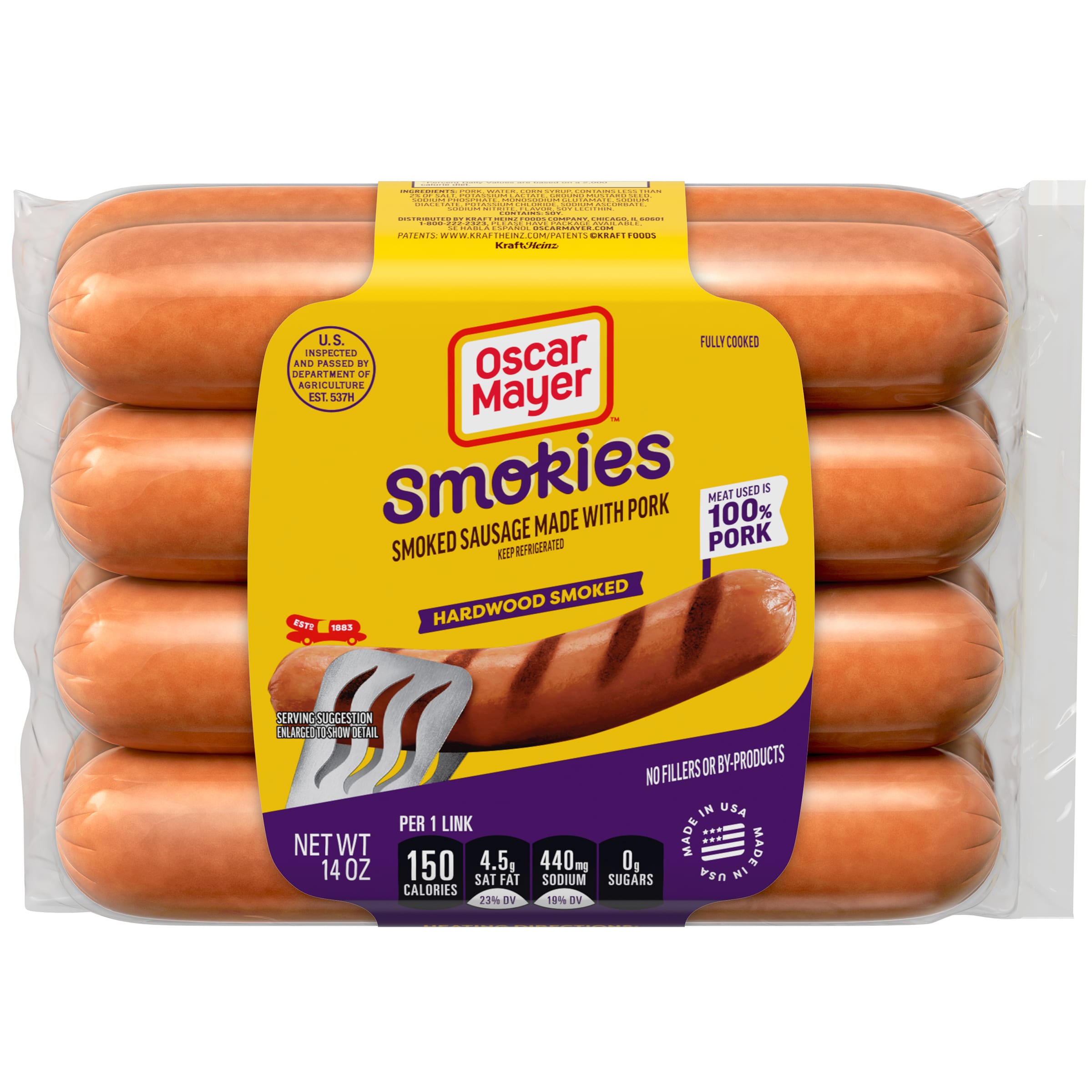 Hardwood Smoked Smokies Uncured Smoked Sausage