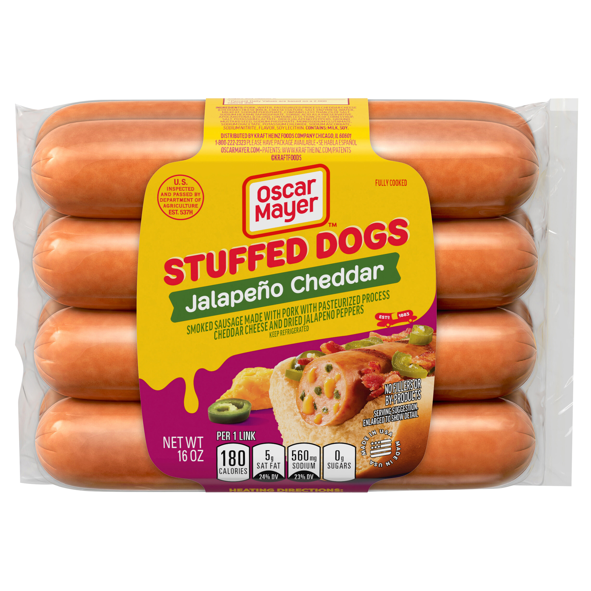 Jalapeño Cheddar Stuffed Dogs