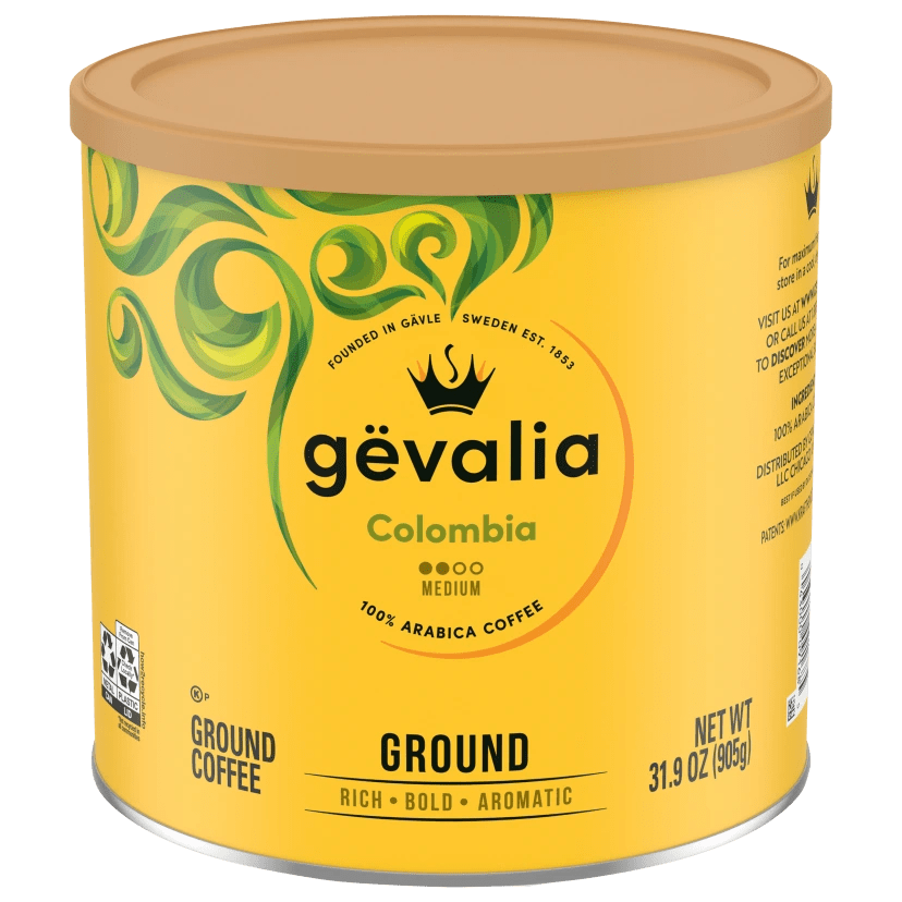 Ground Medium Colombia Coffee Canister