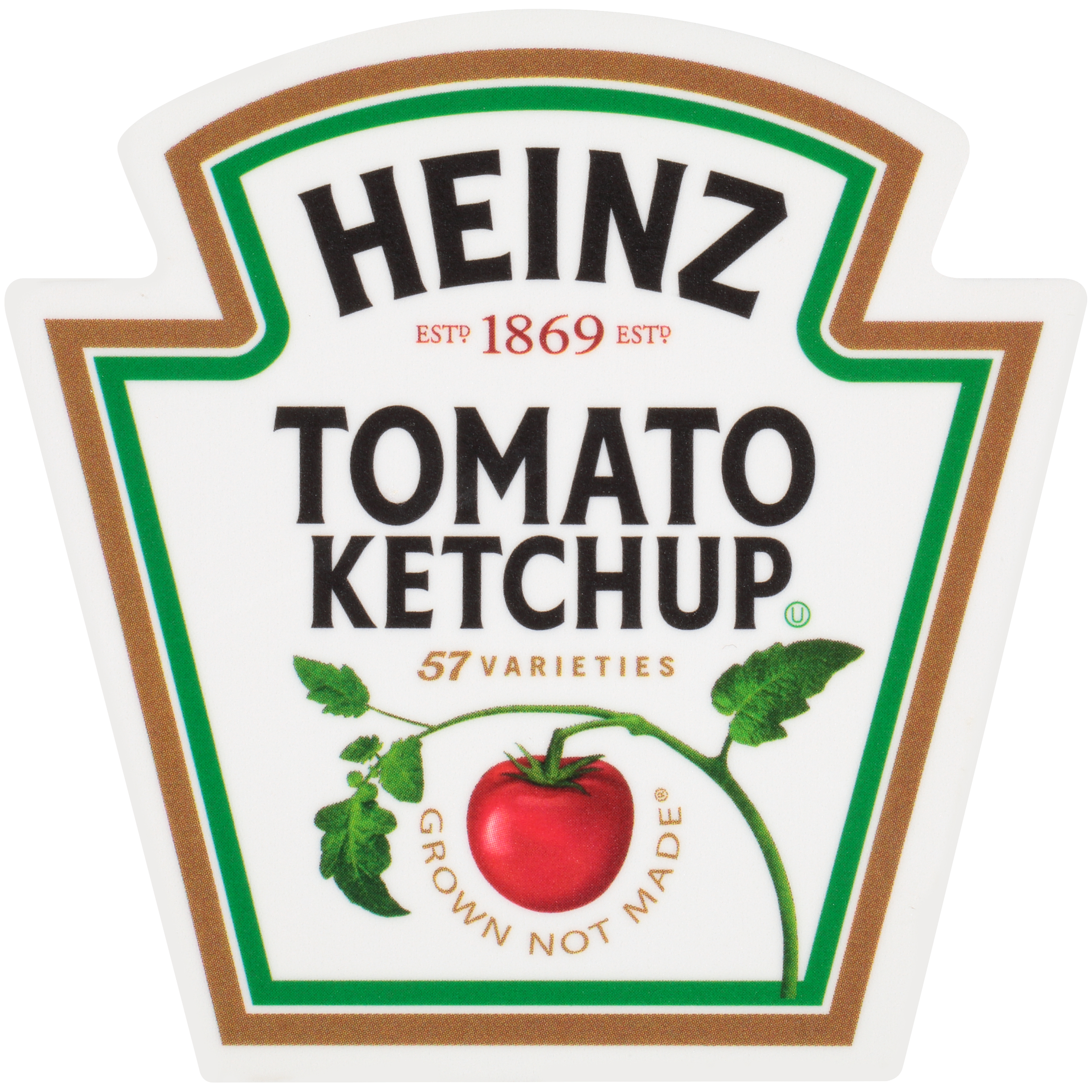 Keystone Dispenser Ketchup Label