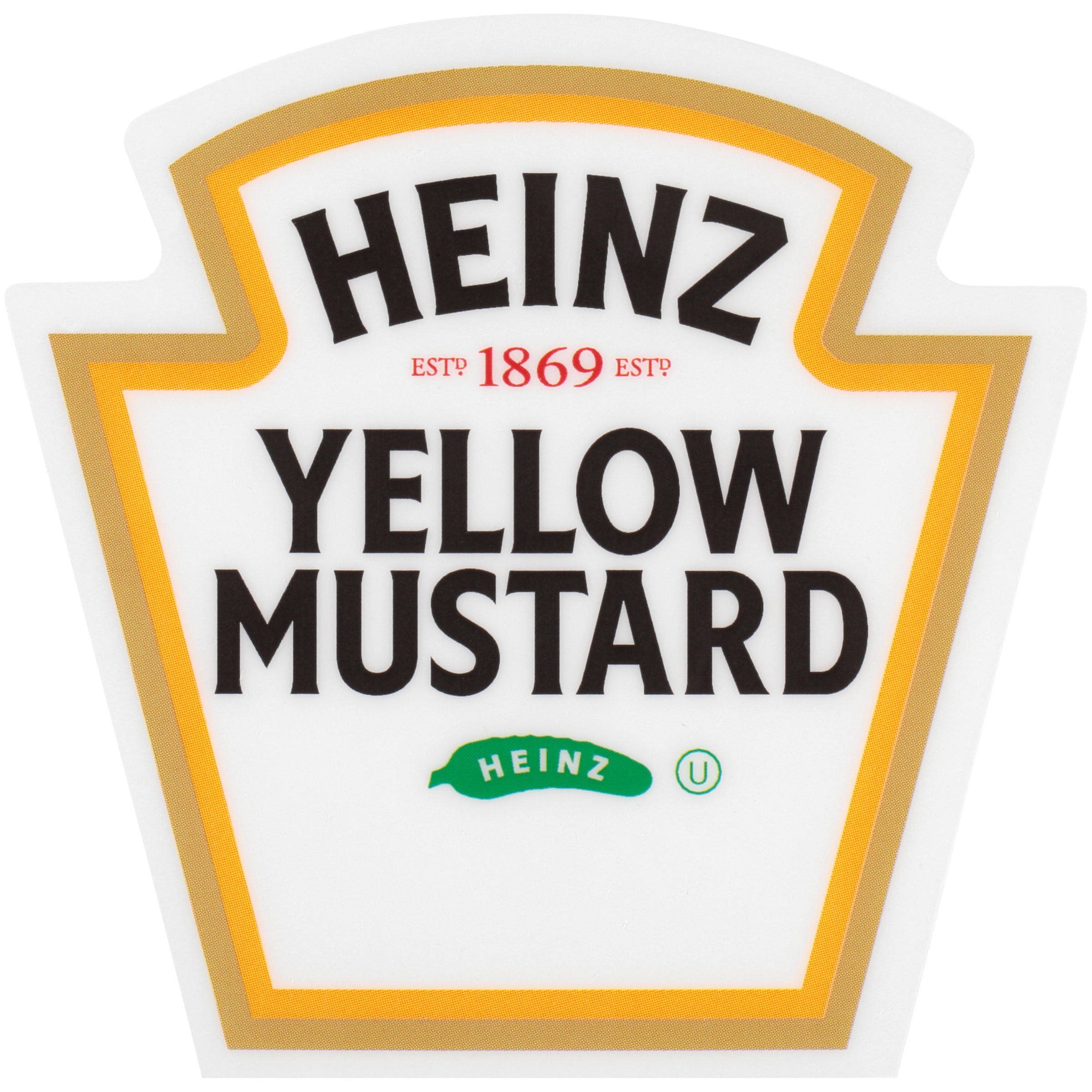 Keystone Dispenser Yellow Mustard Label