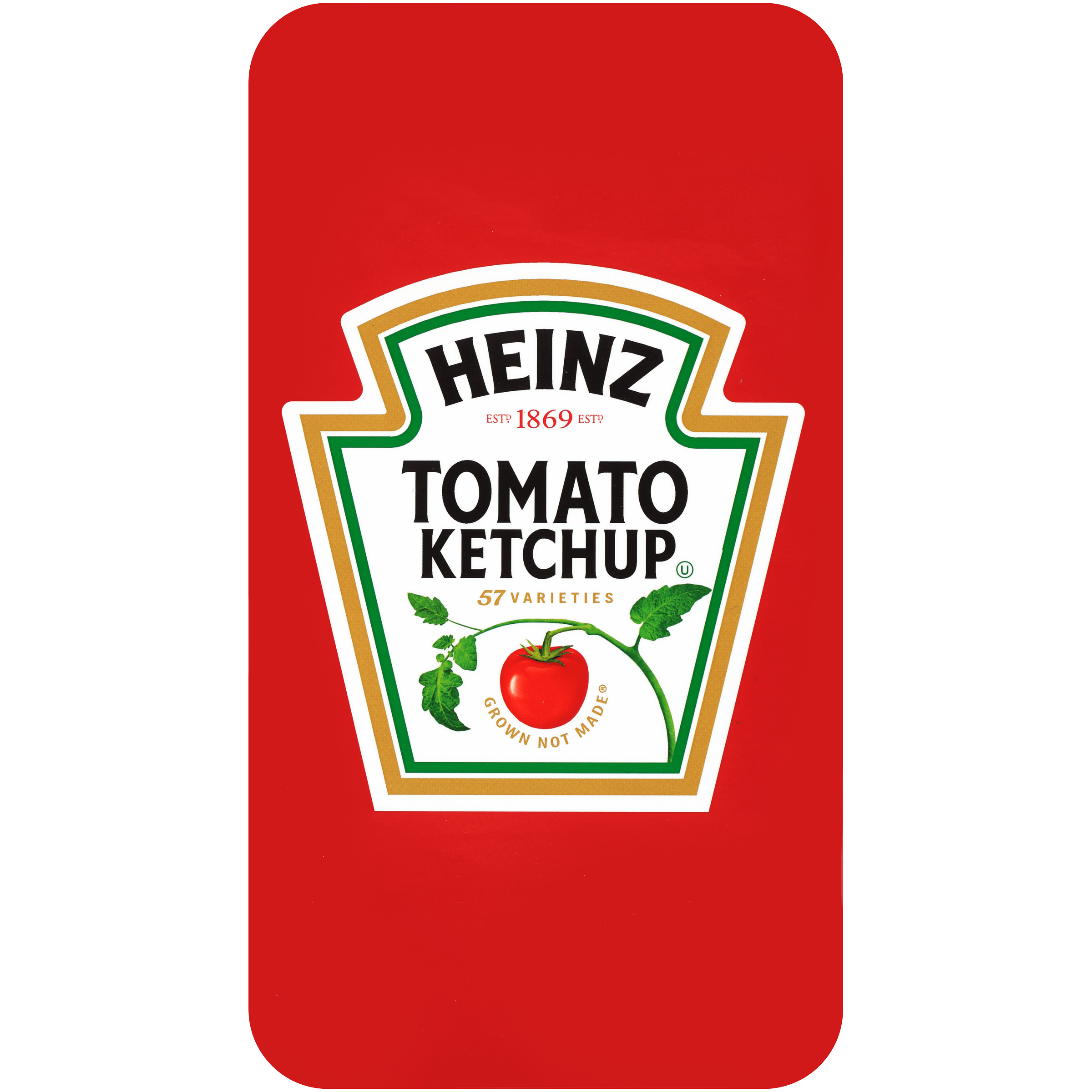 Double Dispenser Ketchup Sticker