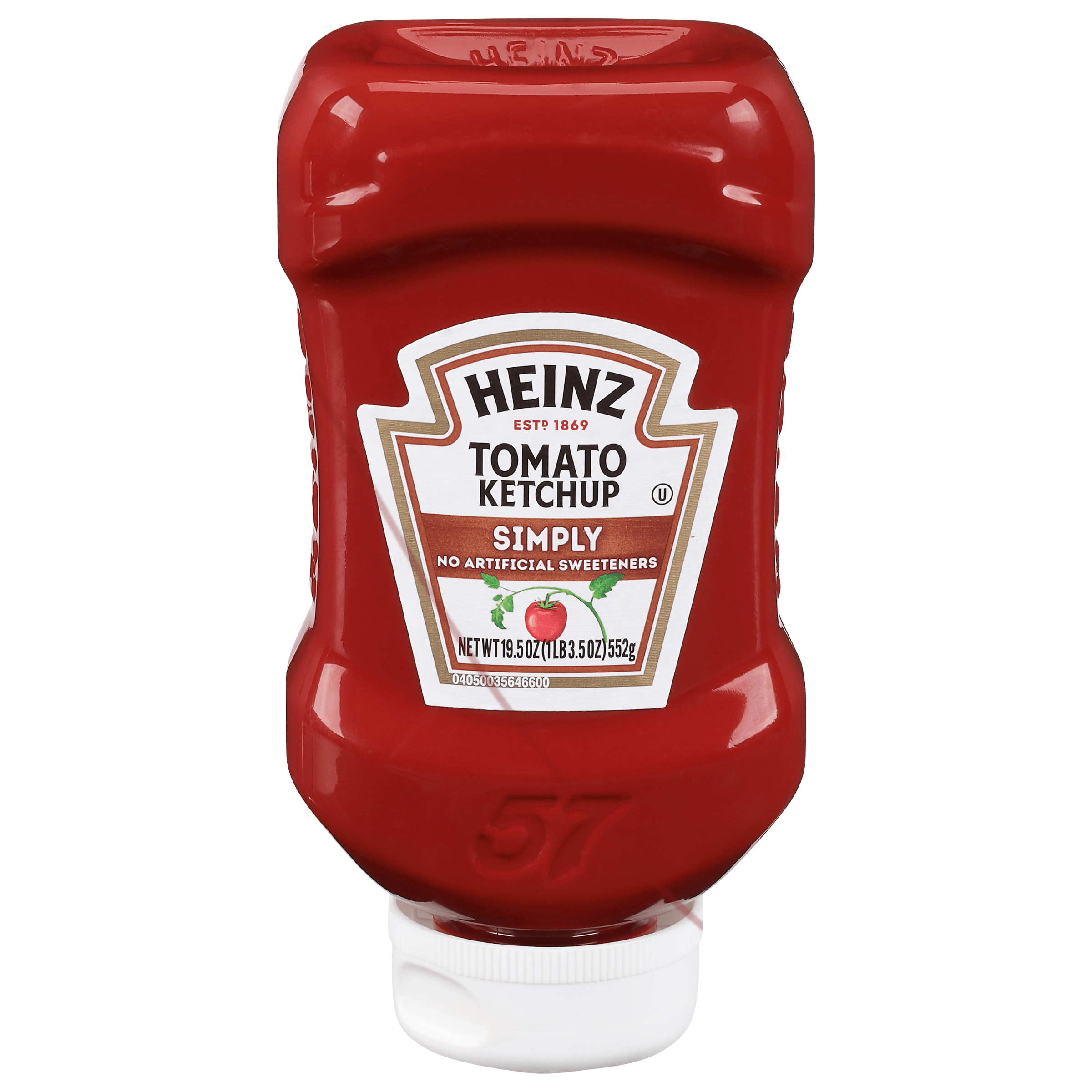 Heinz Simply Ketchup Forever Full Inverted Bottles, 36.5 LB Away From