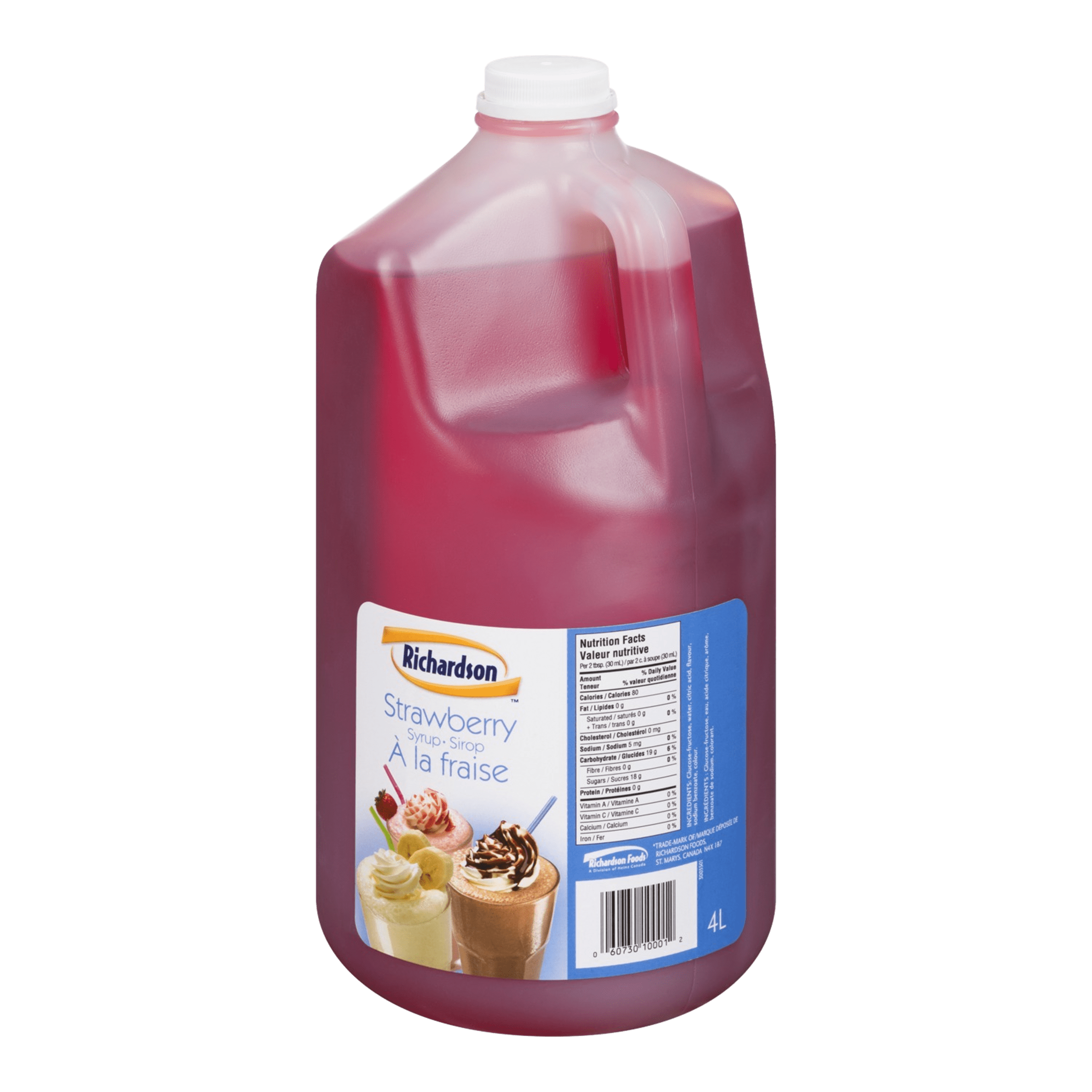 Sirop aux fraises Richardson (2 x 4 L)