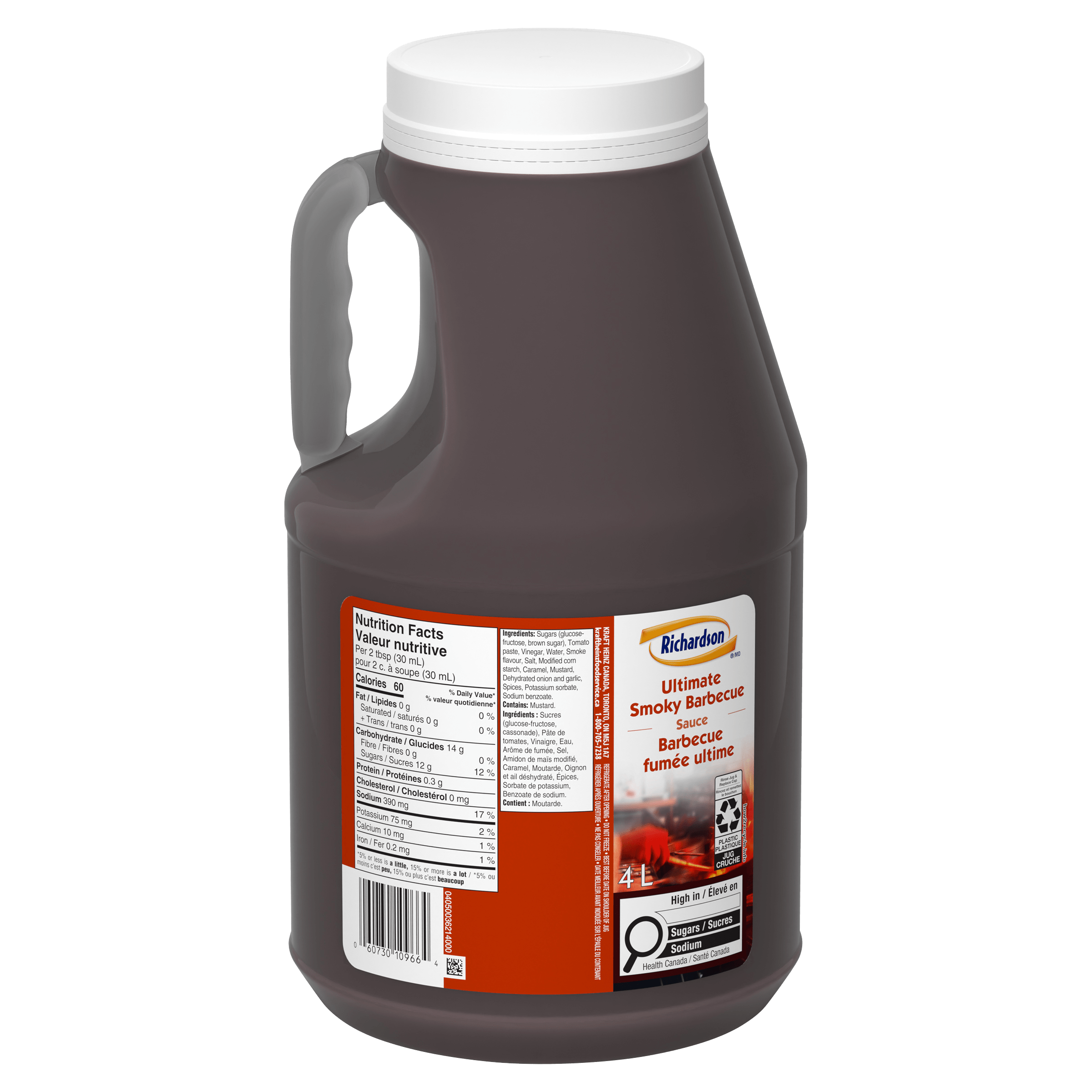 Sauce barbecue fumée ultime de Richardson (2 x contenant de 4 L)