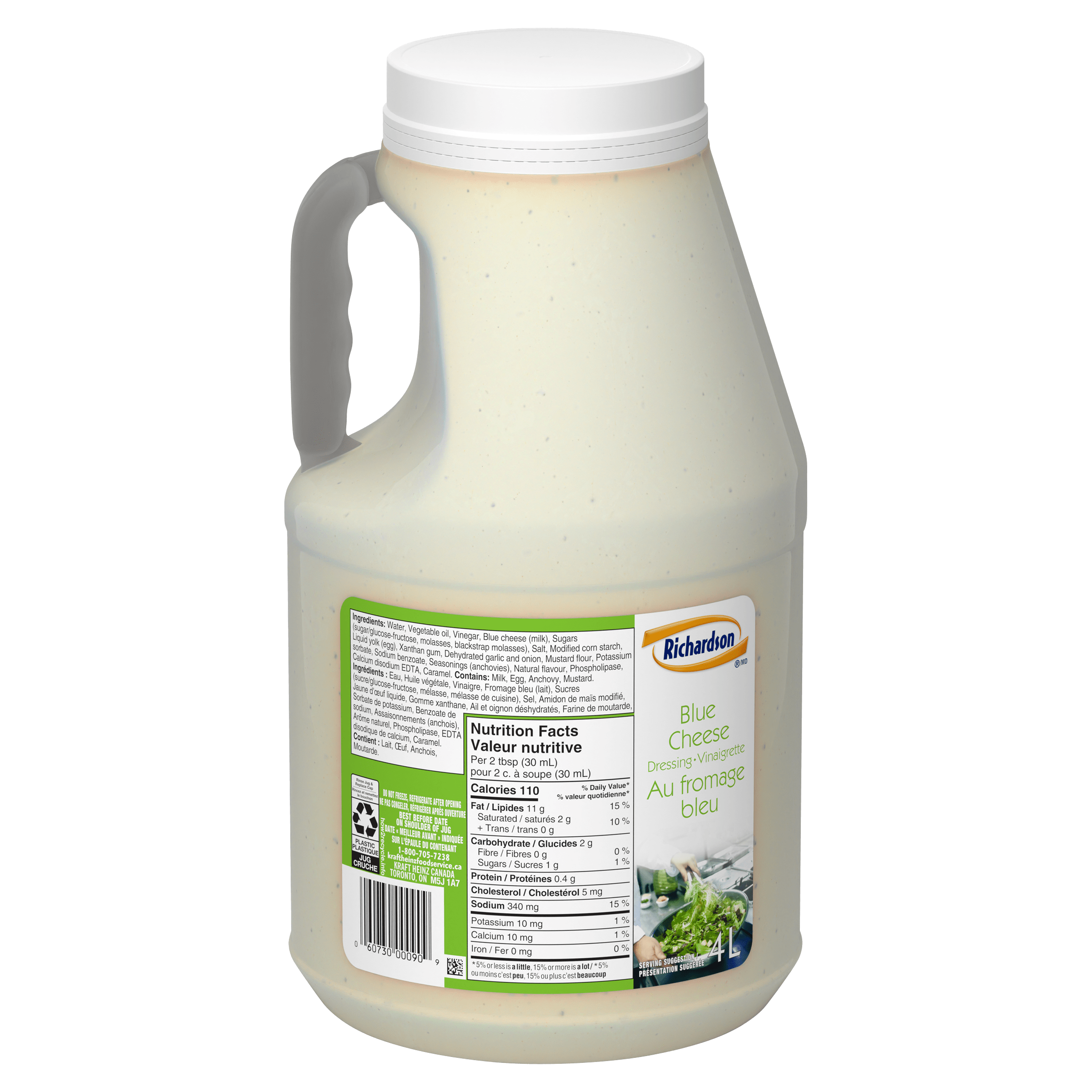 Vinaigrette au fromage bleu Richardson (2 x 4 L)