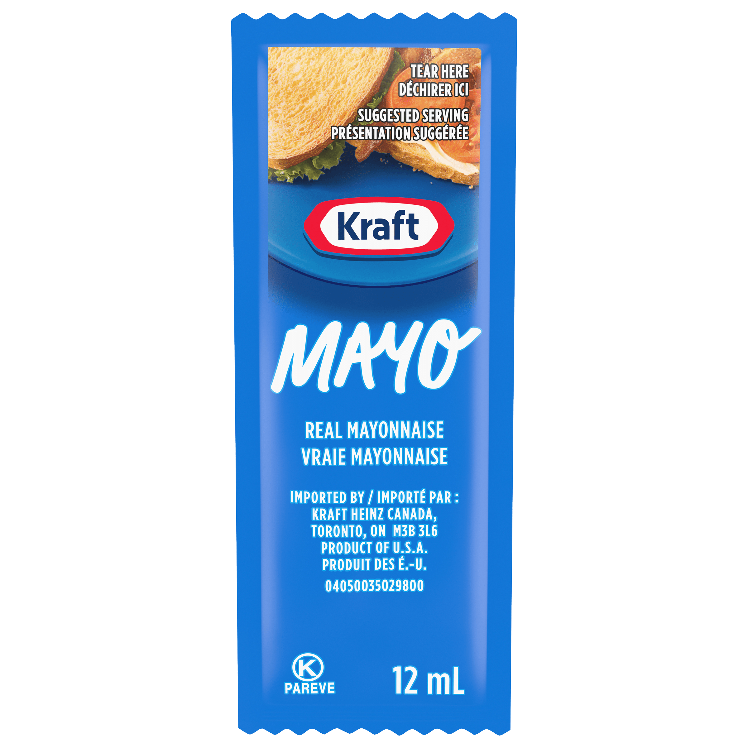 Kraft Mayonnaise (210 x 12 ML Packets)