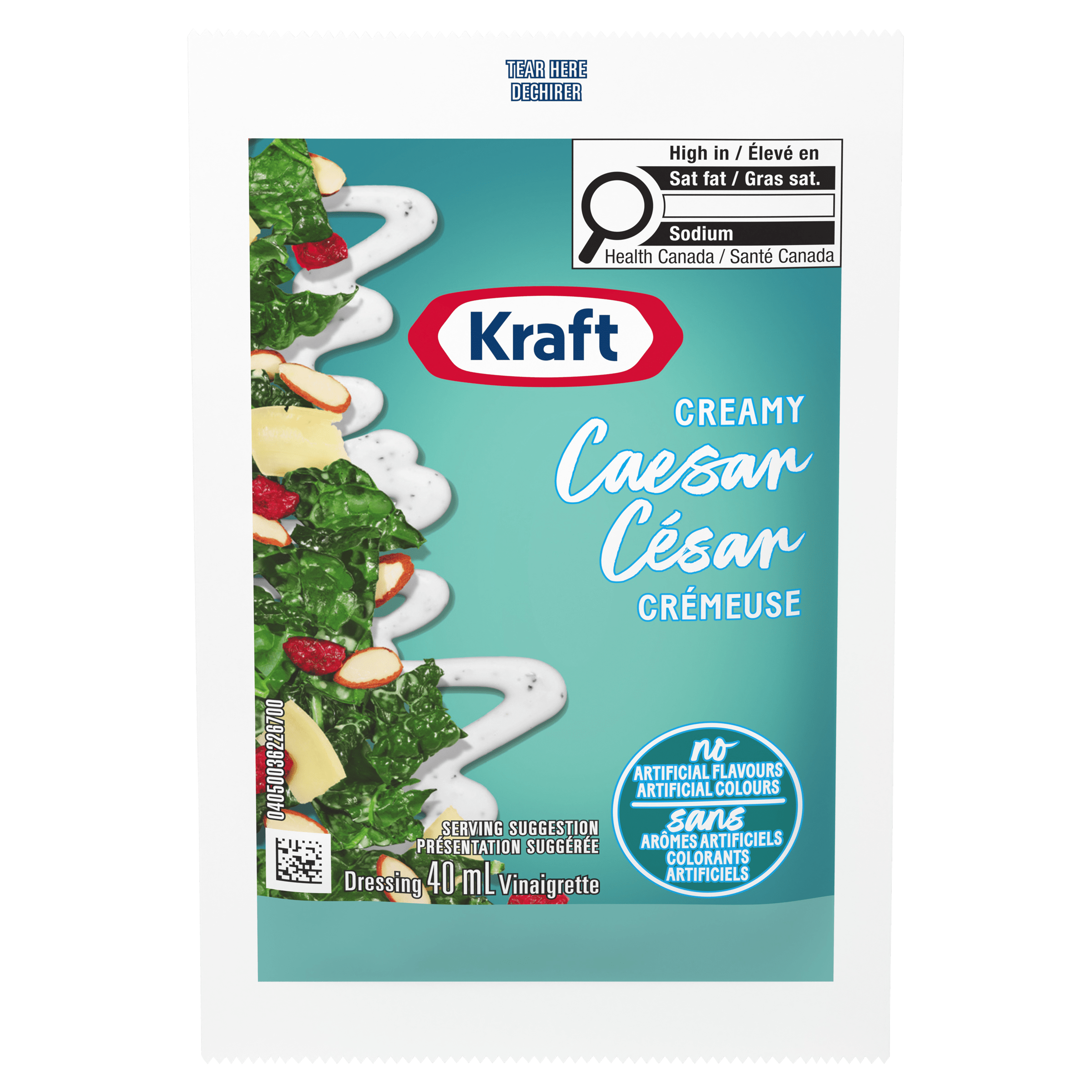 César crémeuse Kraft (100 x 40 ML)