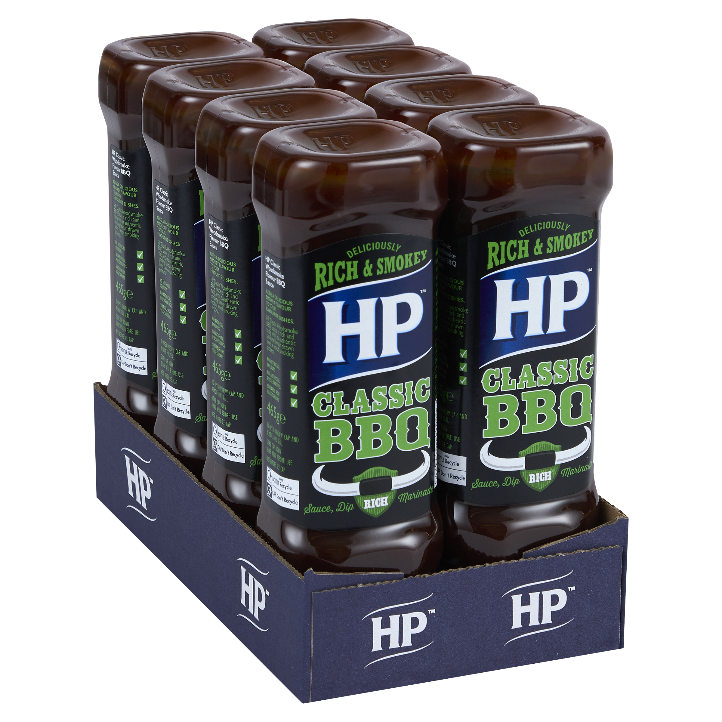 HP Original Woodsmoke Barbecue Sauce 8 x 465g