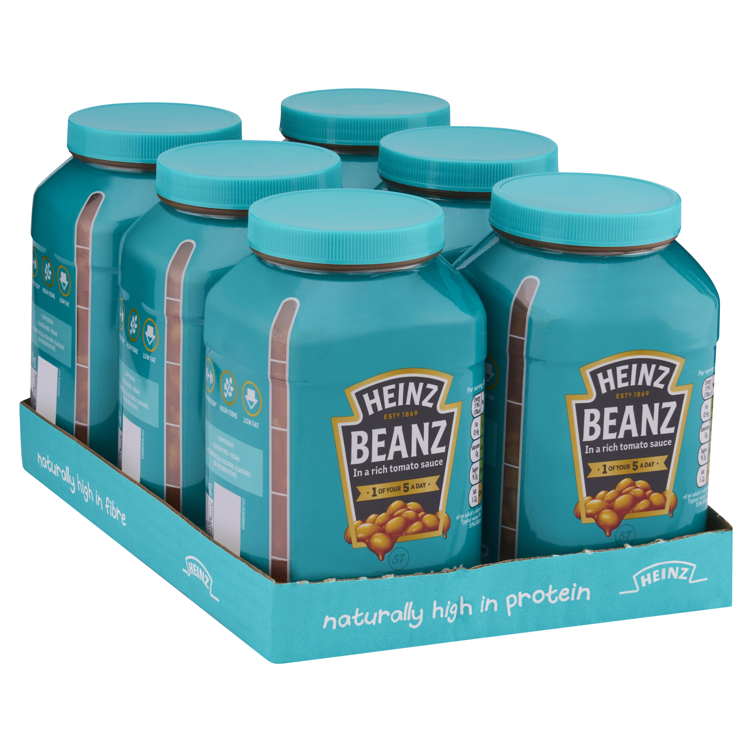 Heinz Baked Beans Fridge Pack 6 x 1kg