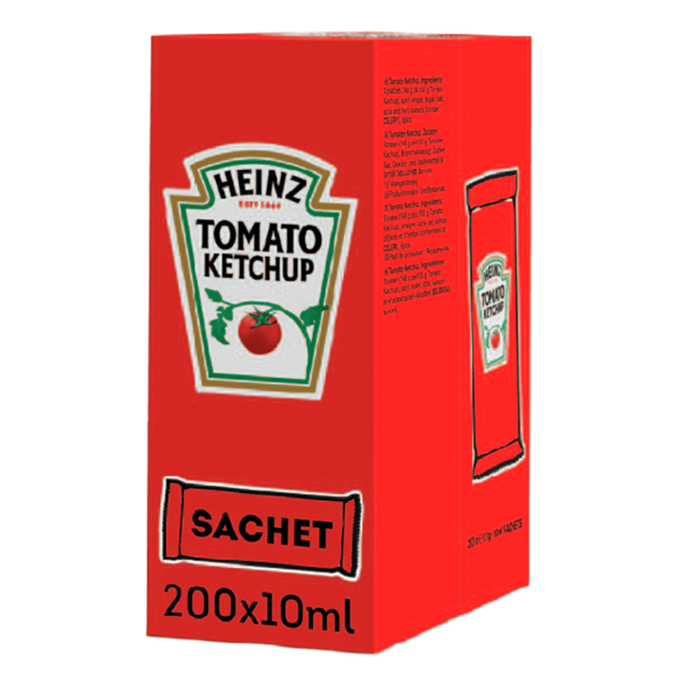 Heinz Tomato Ketchup Sachets 200 x 10ml