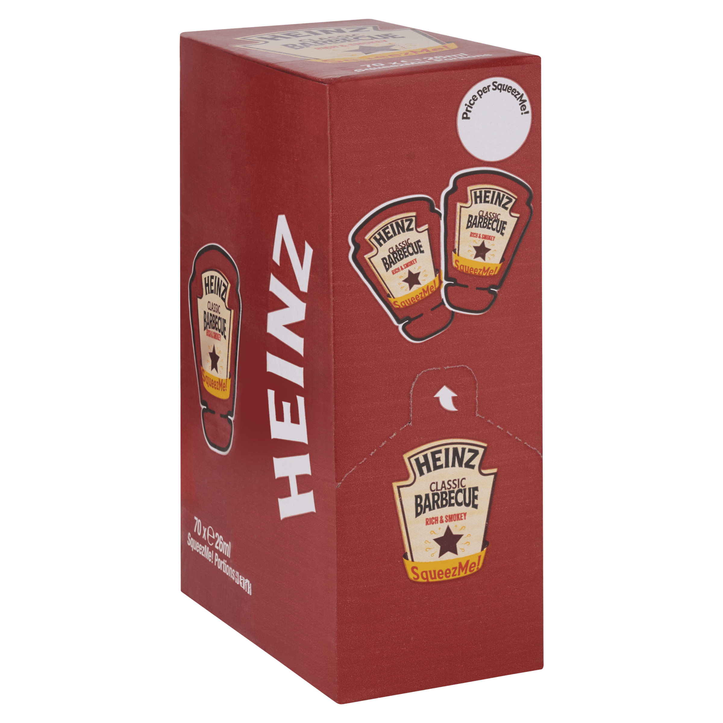 Heinz Barbecue Sauce SqueezMe Portions 100 x 26ml