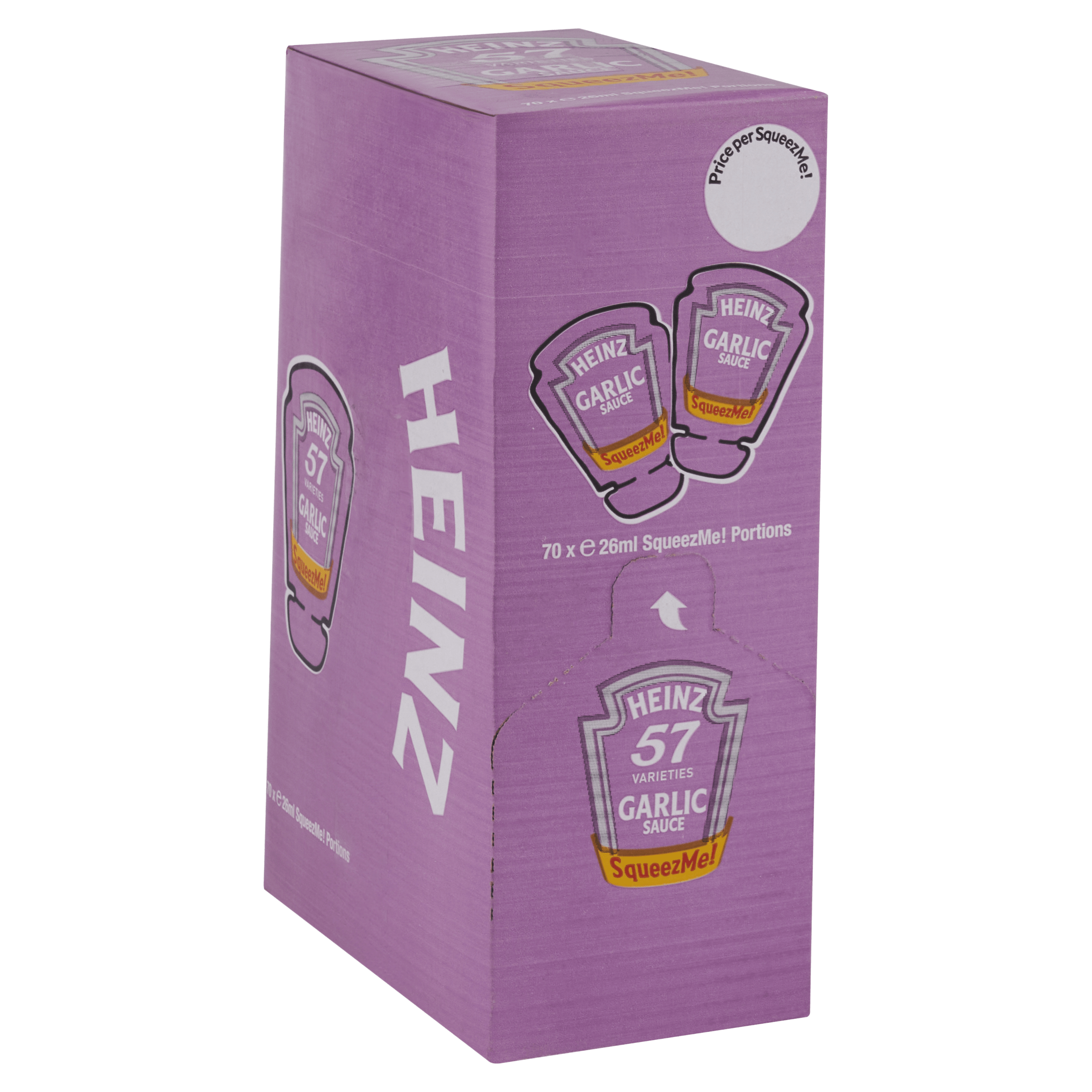 Heinz Garlic Sauce SqueezMe Portions 70 x 26ml
