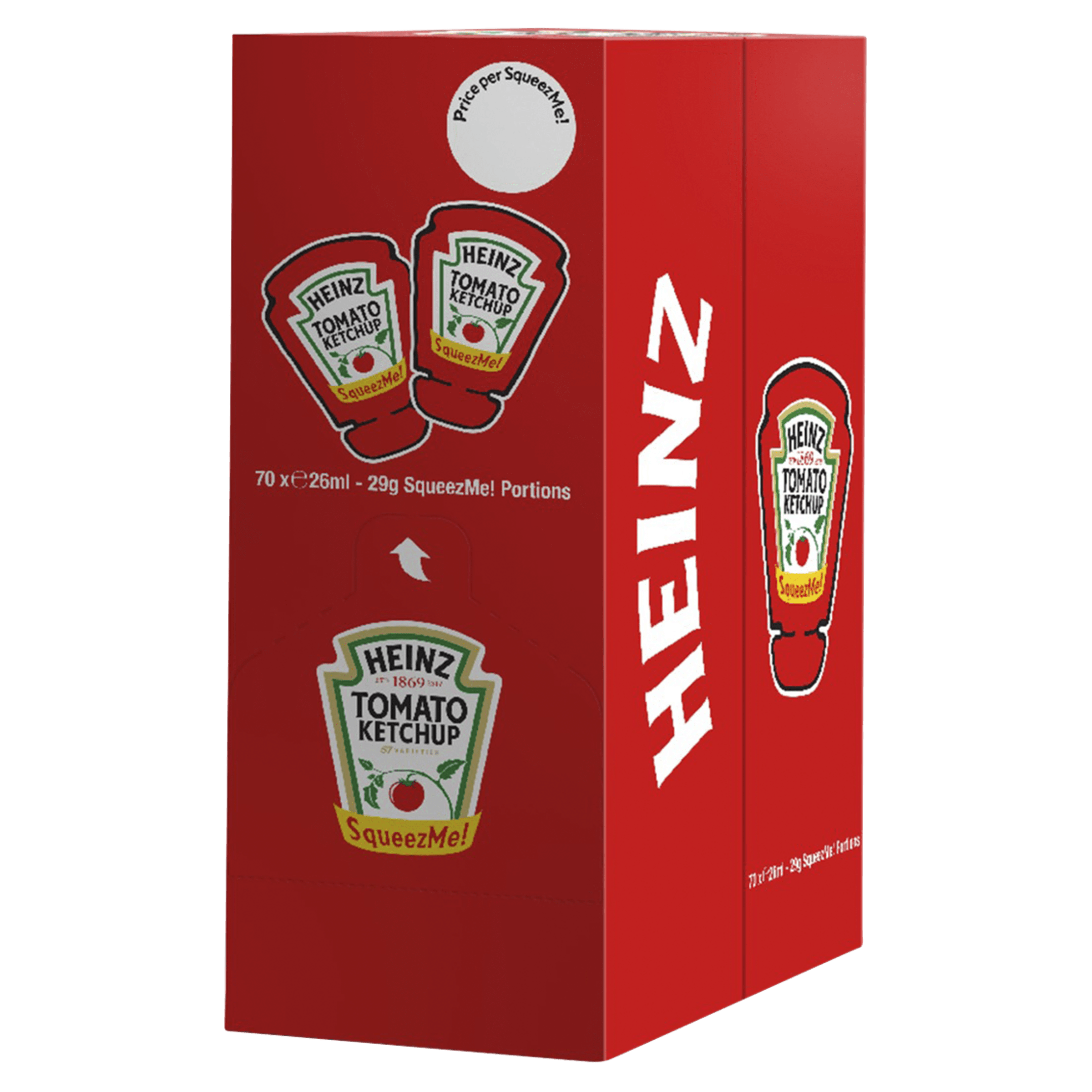 Heinz Tomato Ketchup SqueezMe Portions 70 x 26ml