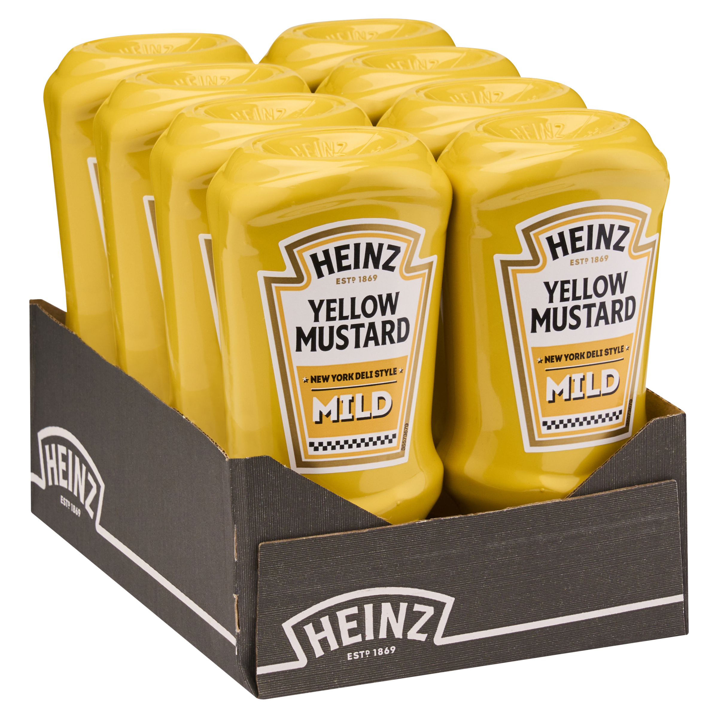 Heinz Yellow Mustard Mild 8 x 220ml