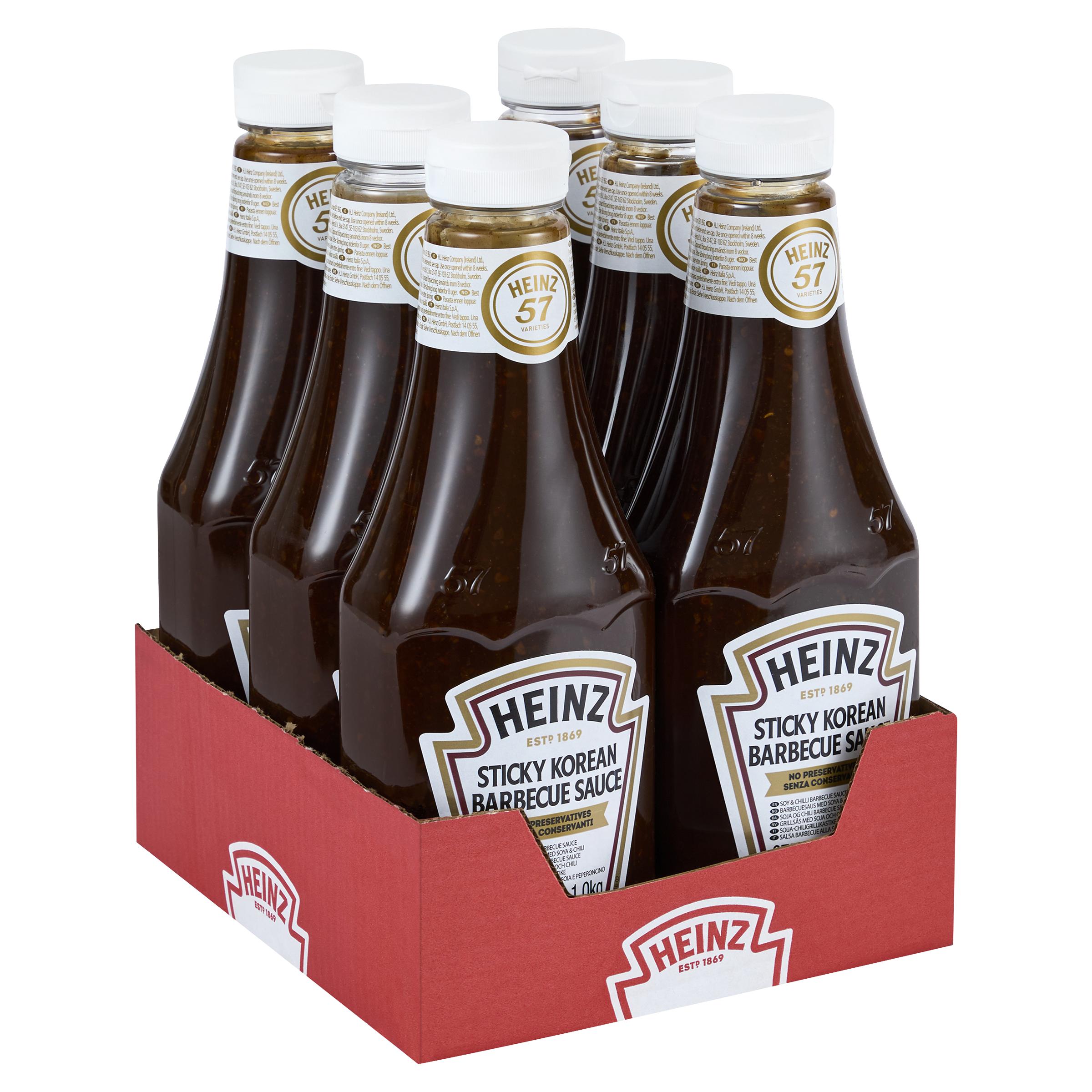 Heinz Sticky Korean Barbecue Sauce 6 x 875ml