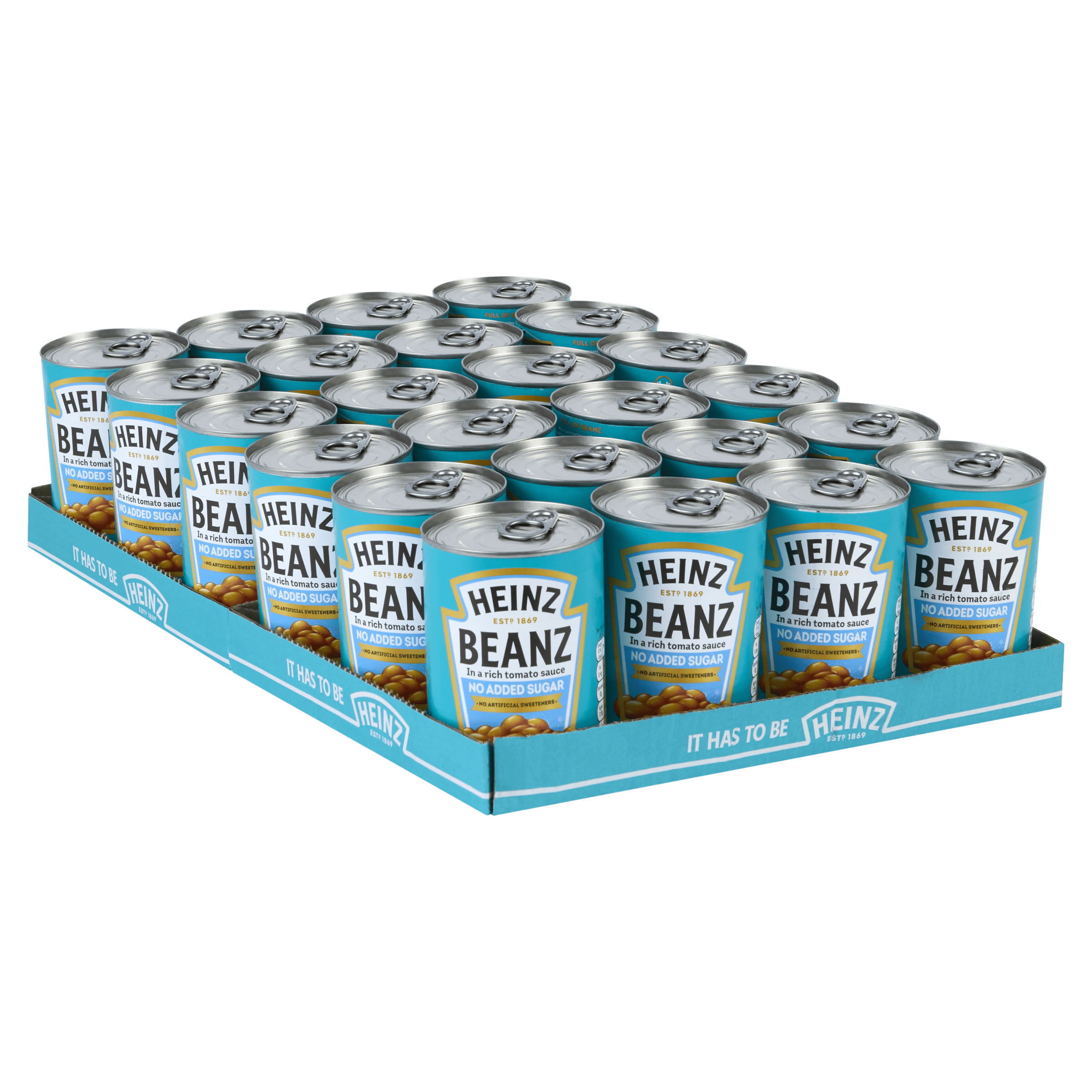 Heinz Baked Beans No Added Sugar 24 x 415g