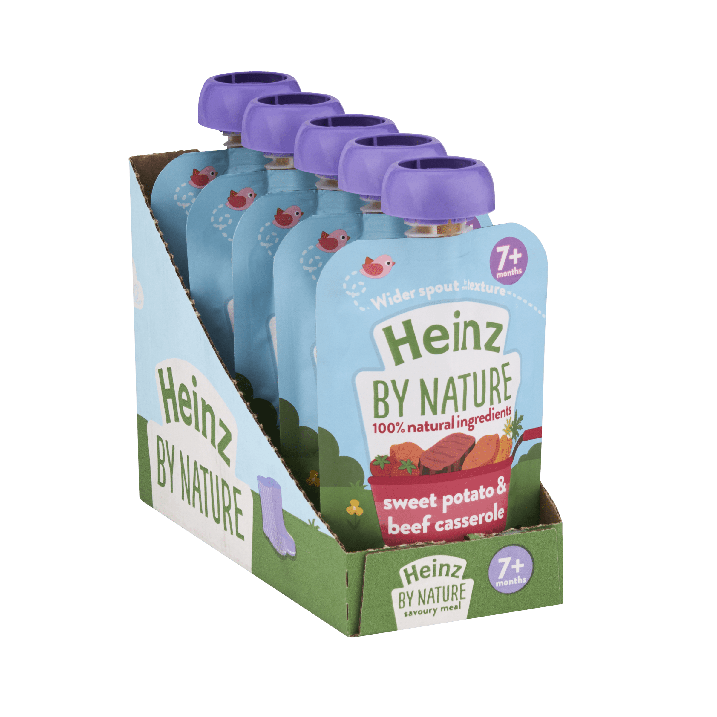 Heinz Sweet Potato & Beef Casserole Baby Food Pouch 6 x 130g