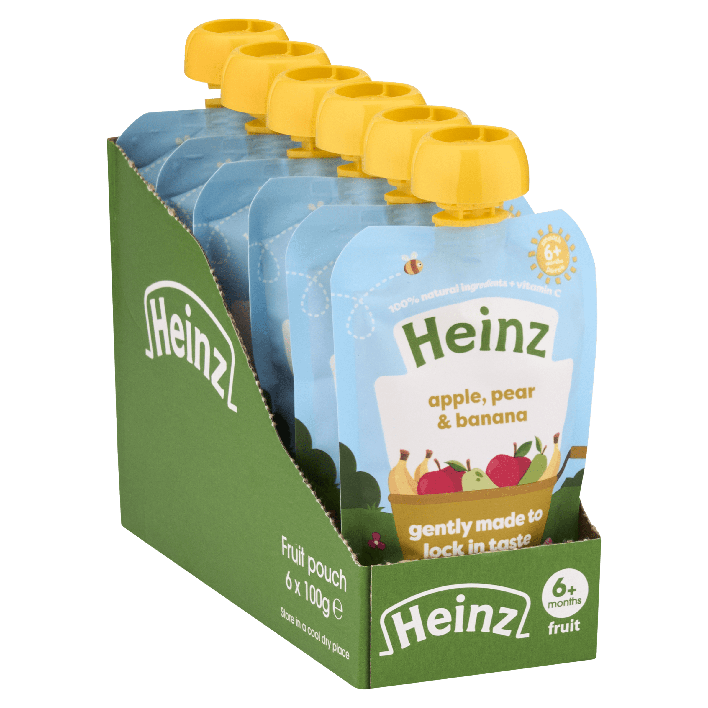 Heinz Apple & Pear Baby Food 6 x 100g