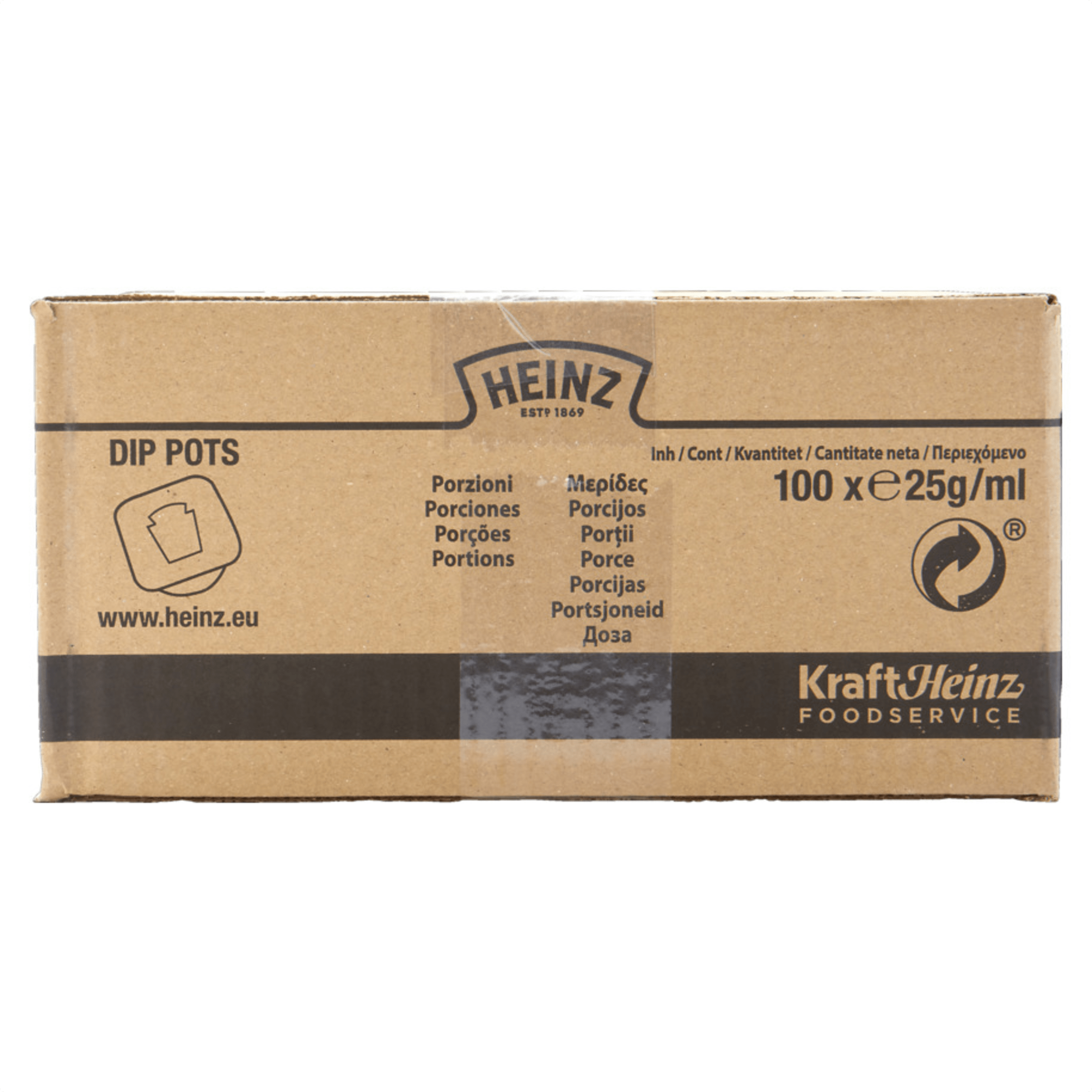 Heinz Barbecue Sauce Dip Pots 100 x 25g