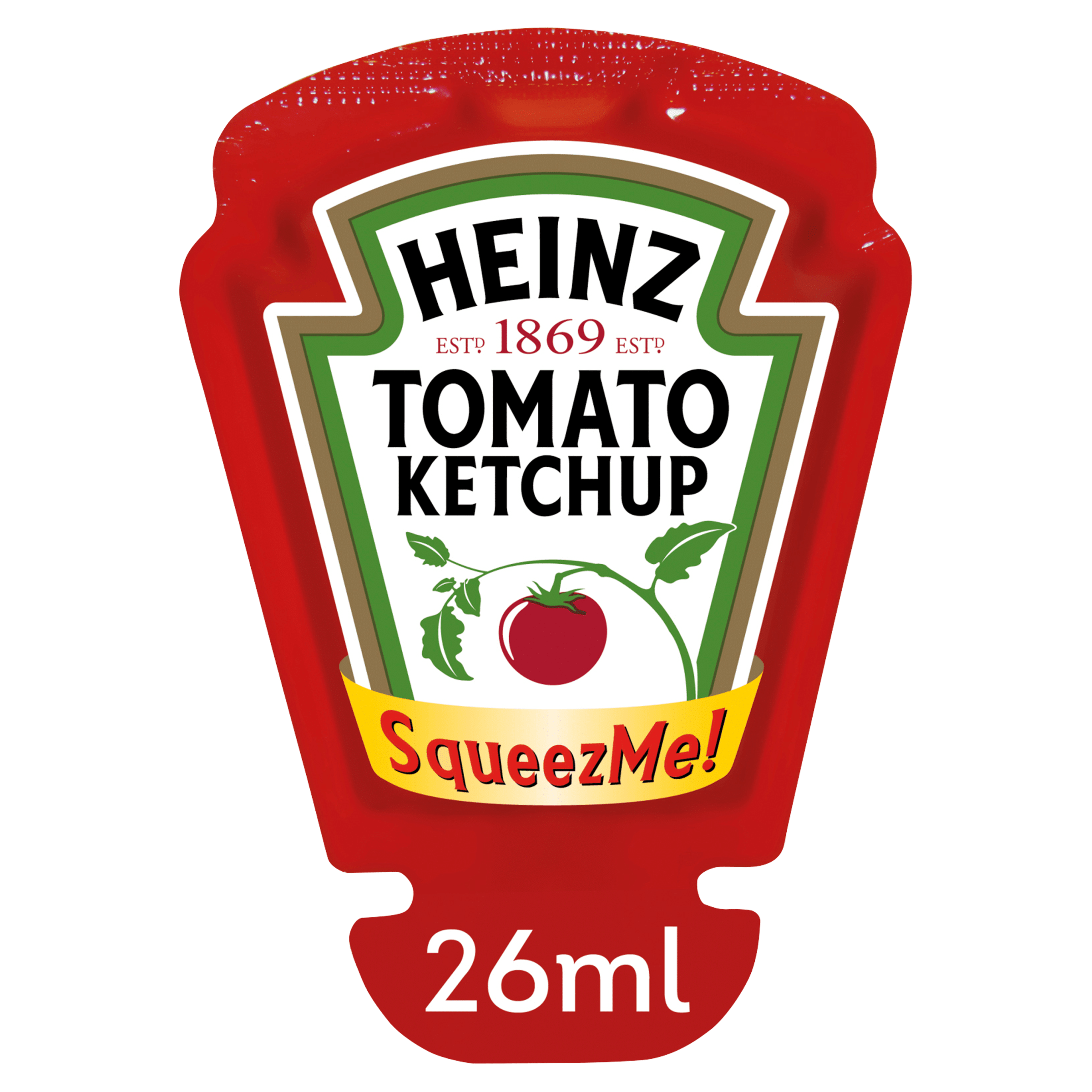 Heinz Tomato Ketchup SqueezMe Portions 100 x 26ml