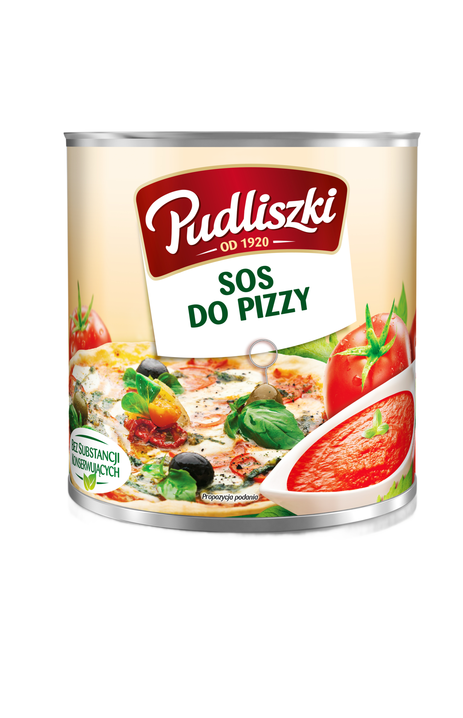Sos do pizzy PUDLISZKI 2.6kg puszka