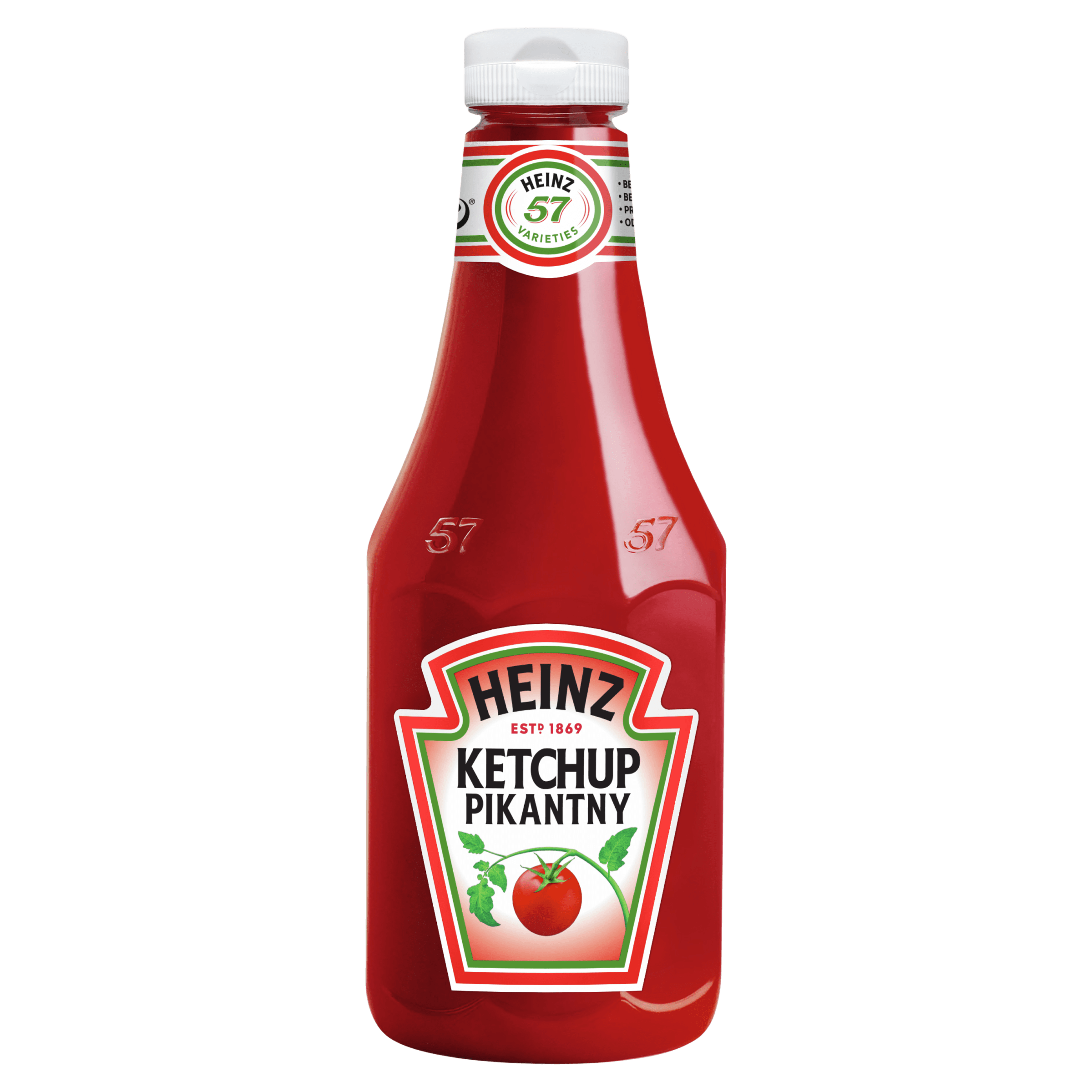 Ketchup pikantny HEINZ 875ml plastikowa butelka duża
