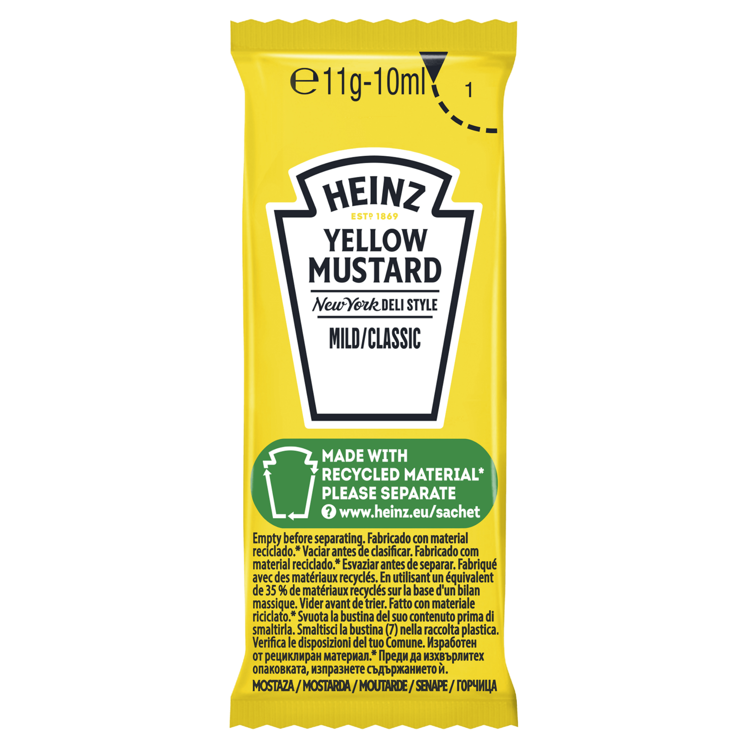 Yellow Mustard Classic Sachet