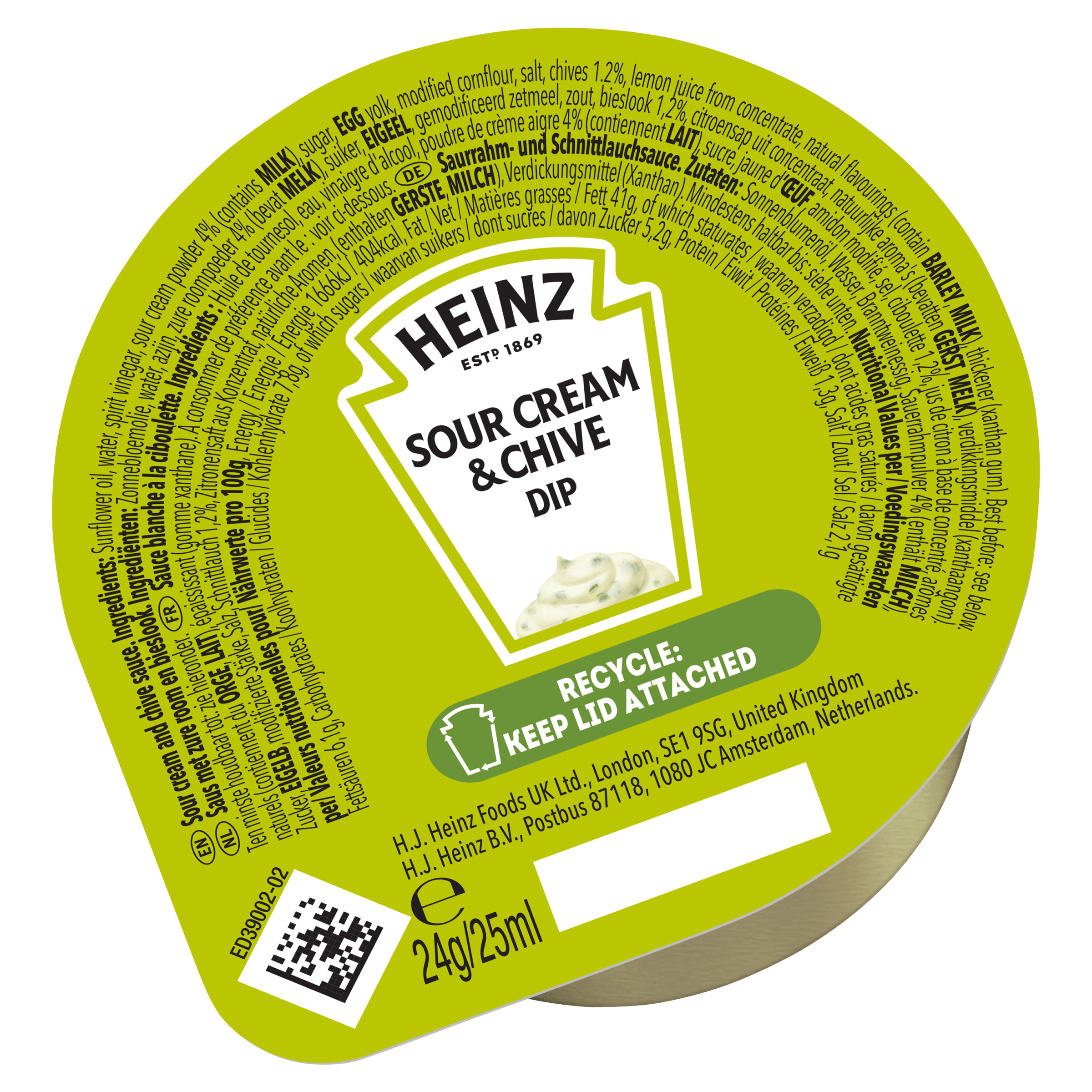 Sour Cream & Chive saus