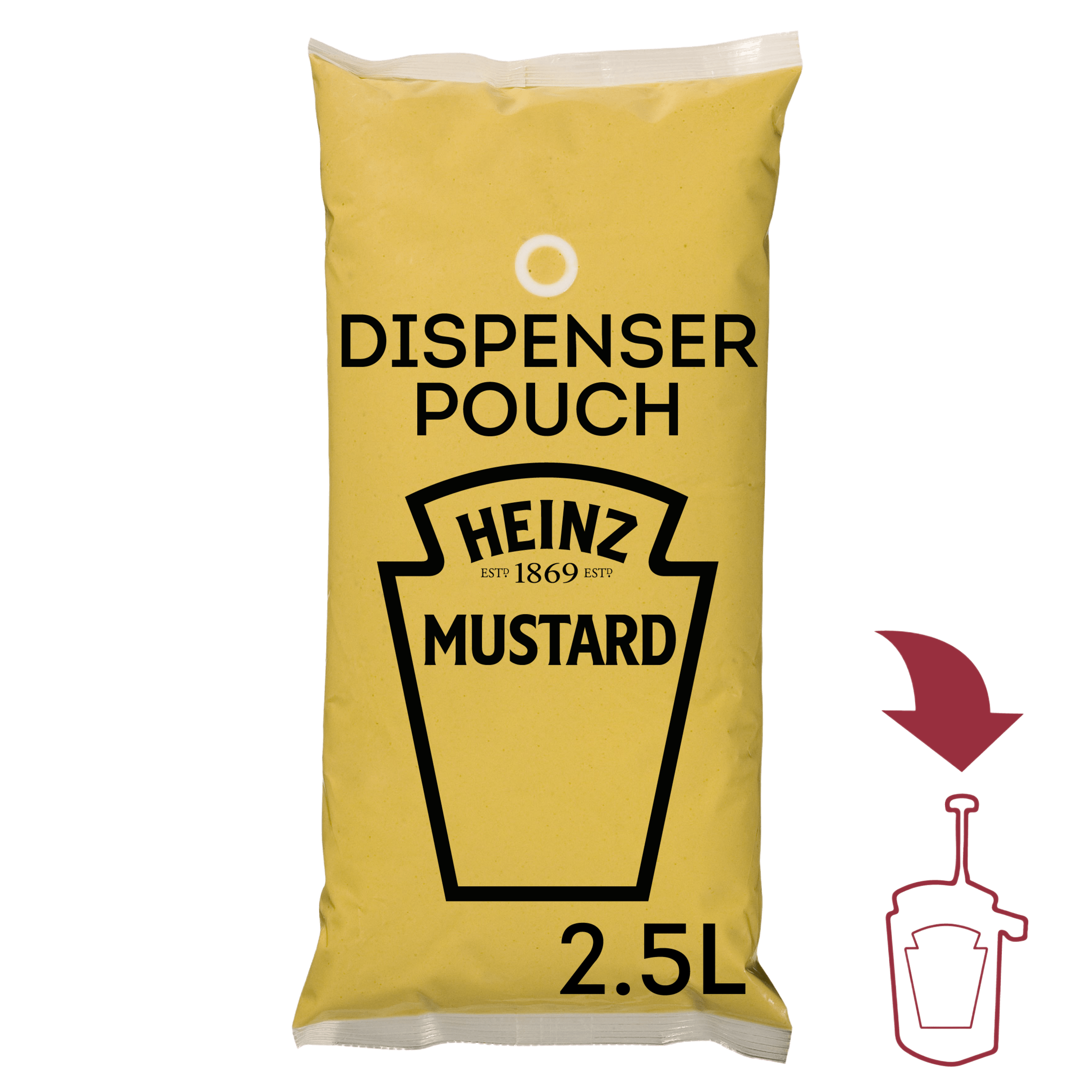 Musztarda HEINZ 2.5L worek