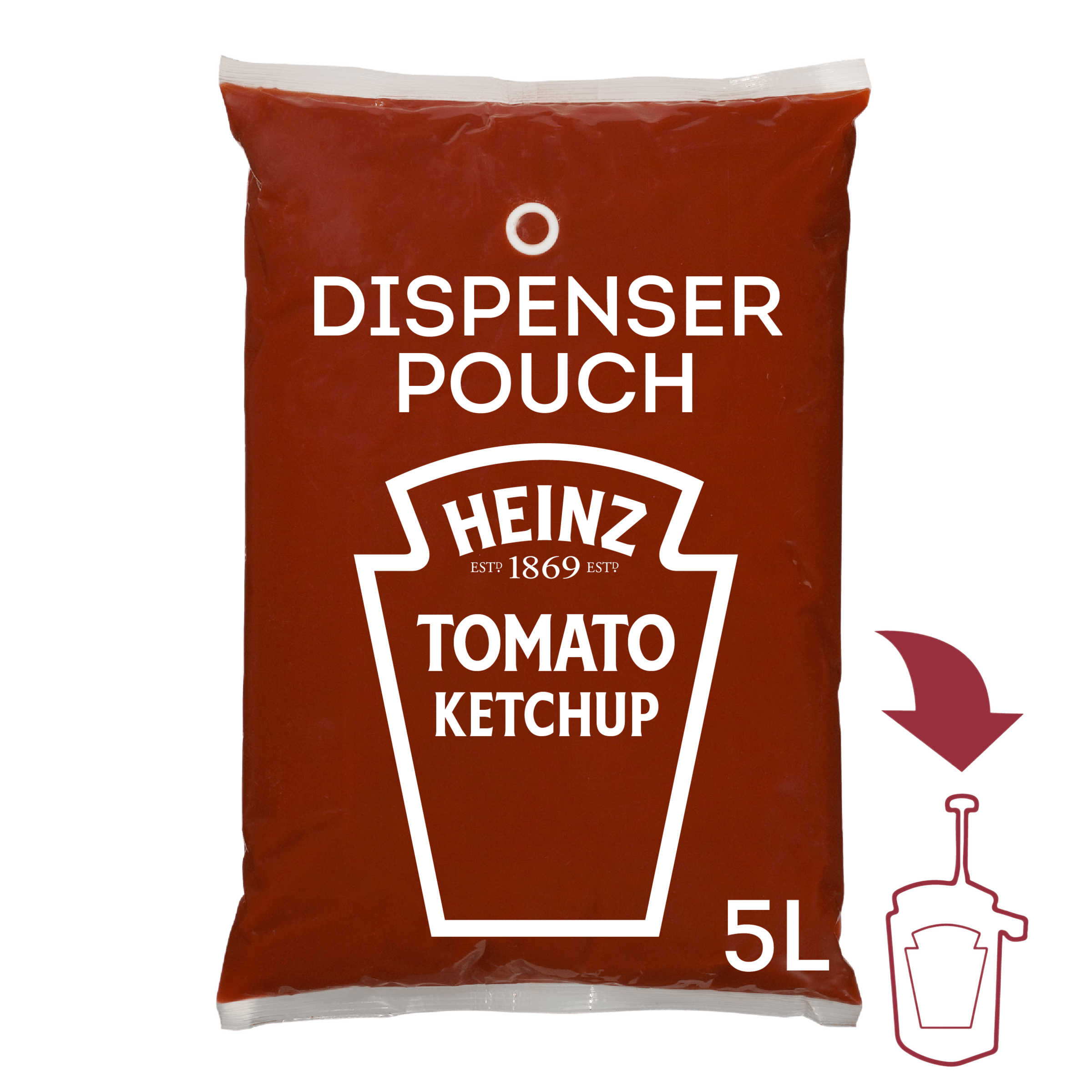 Ketchup HEINZ 5L worek