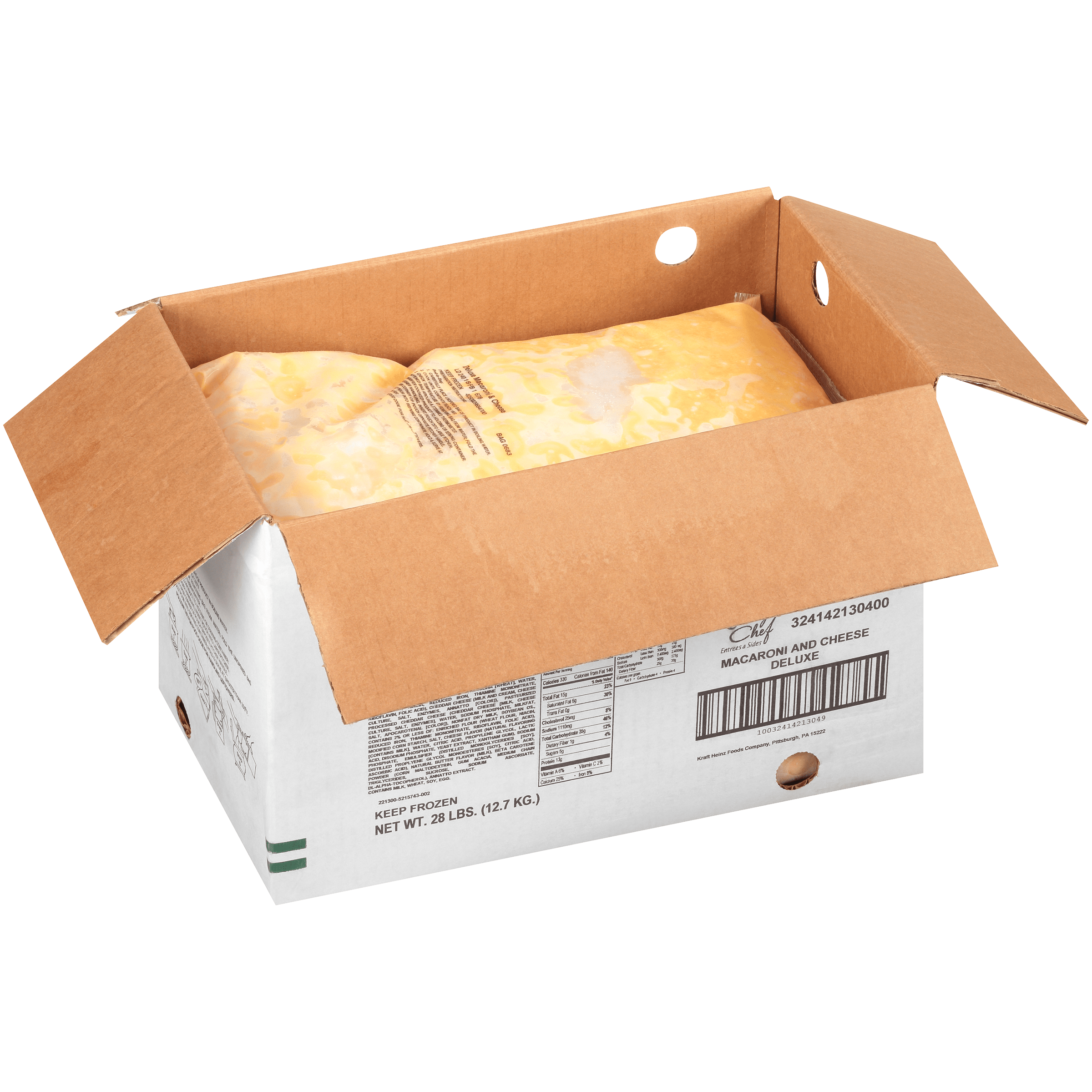 Quality Chef Deluxe Macaroni & Cheese, 28 LB Away From Home