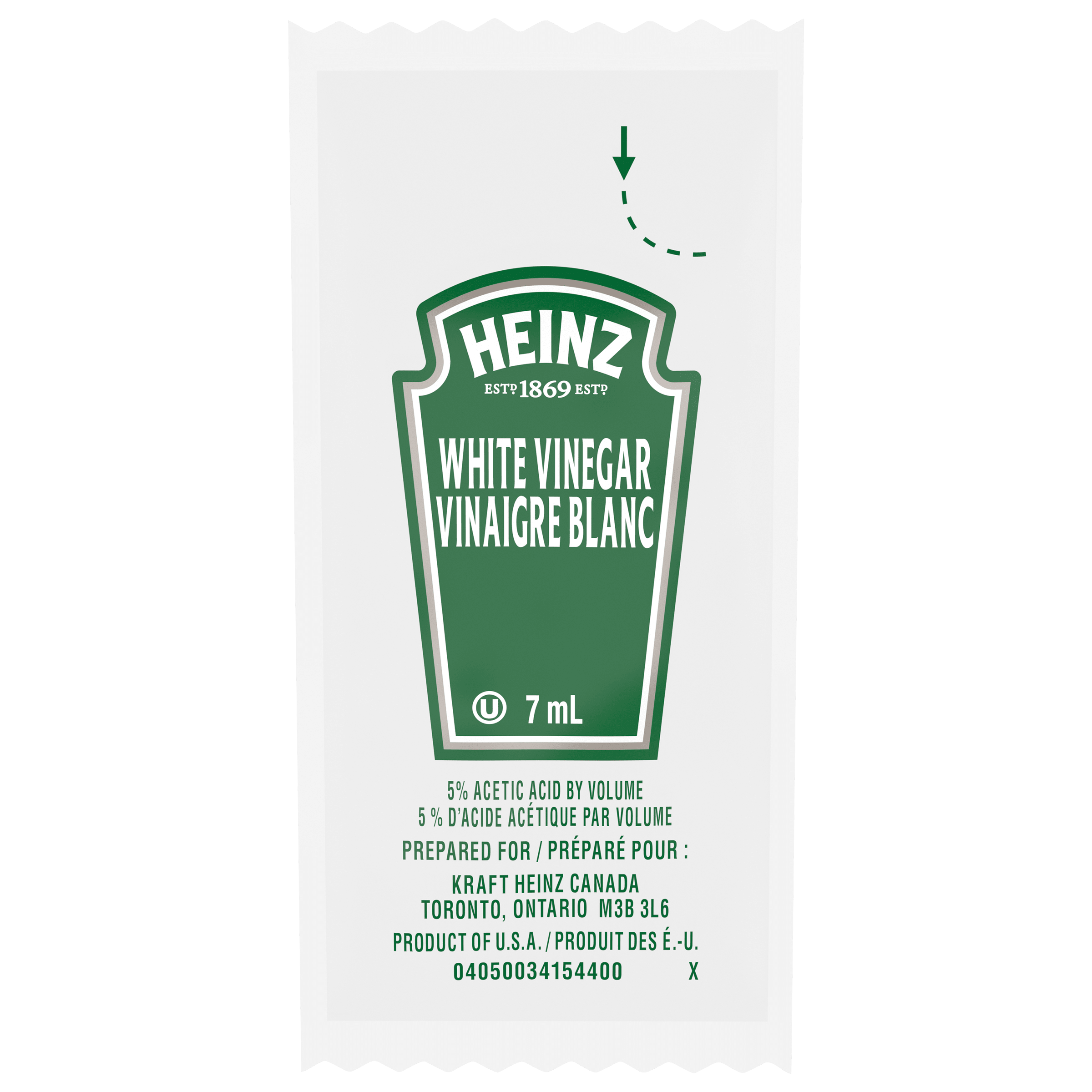 Heinz White Vinegar (500 x 7 mL Packets)