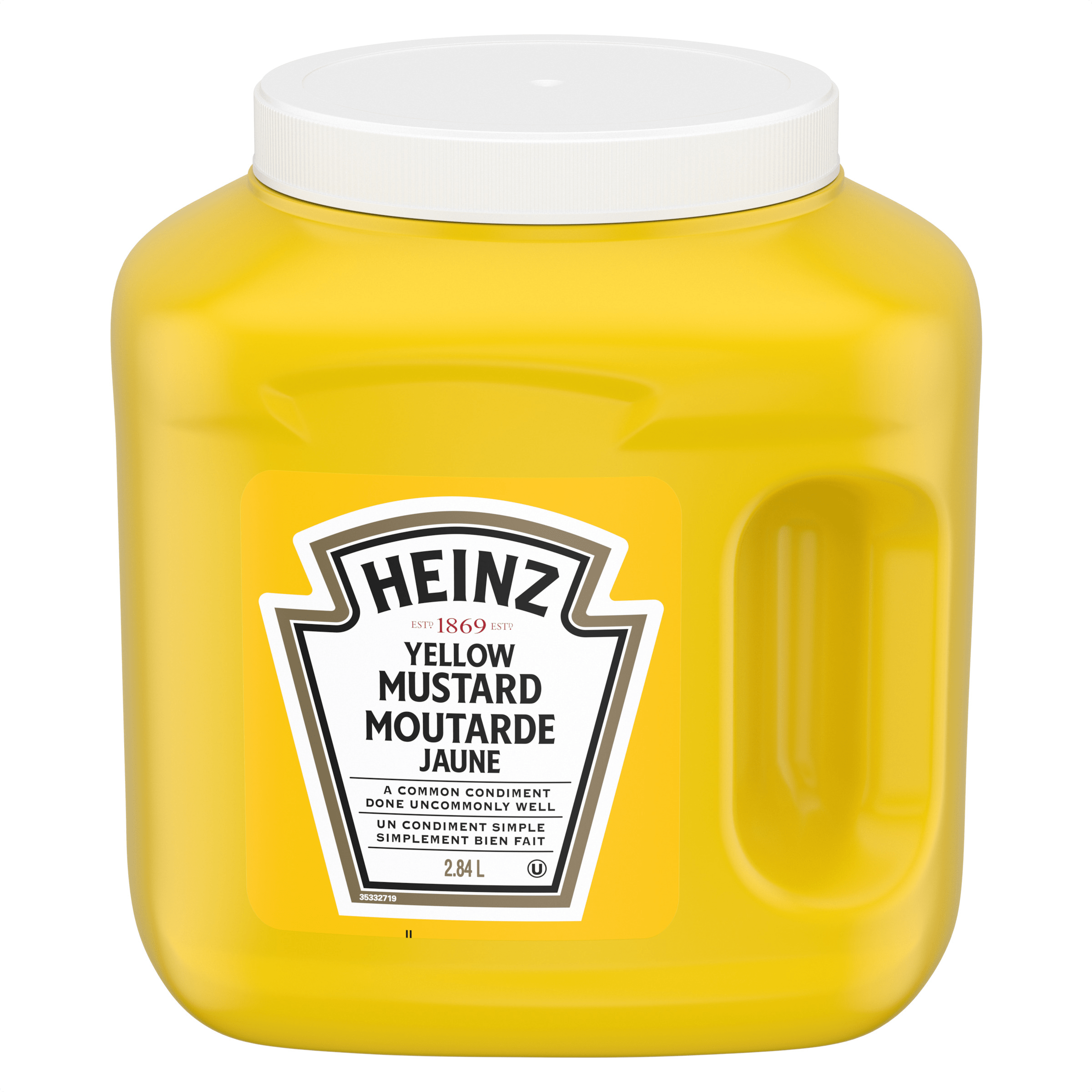 Moutarde jaune Heinz (4 x cruche de 2,84 L)