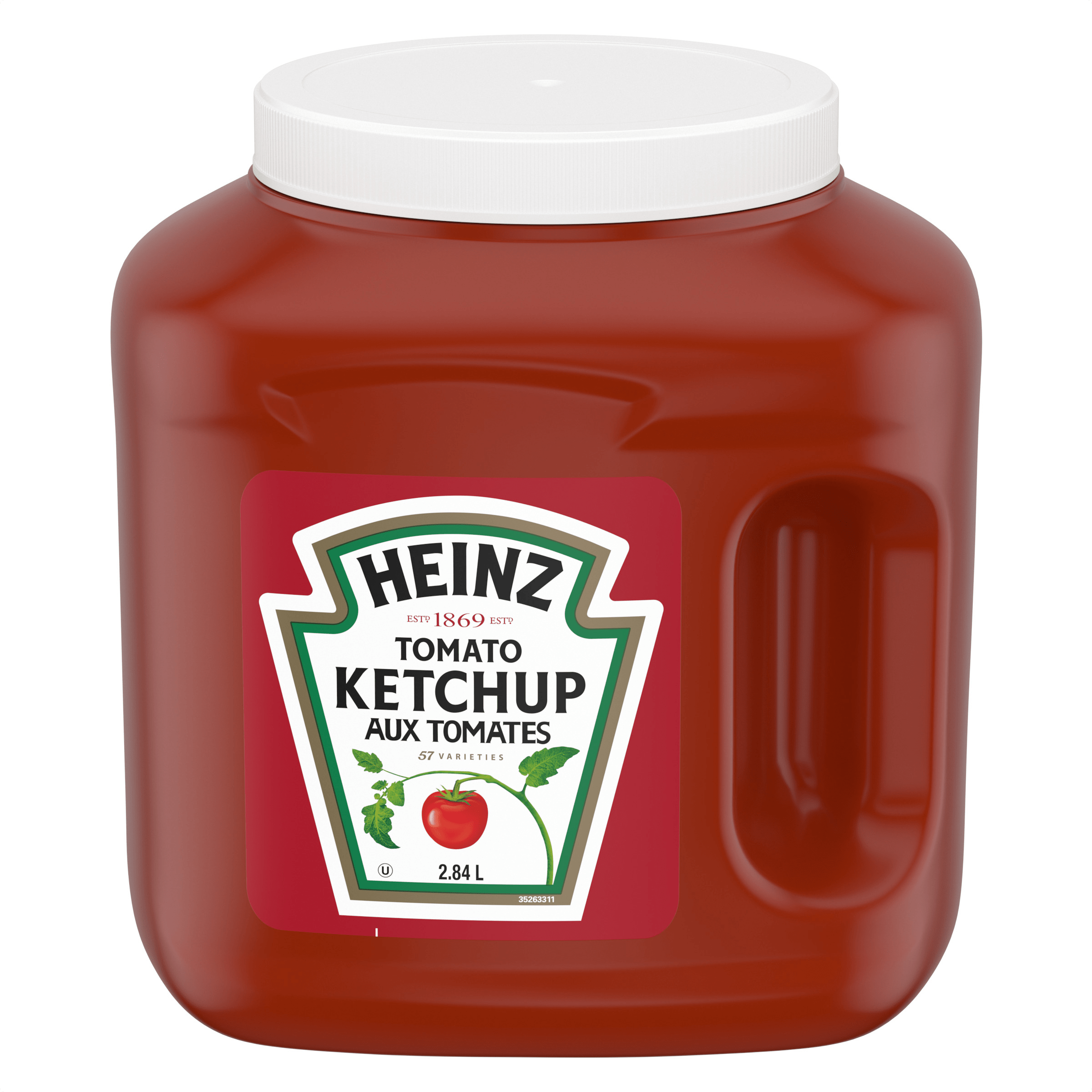 Ketchup aux tomates Heinz (6 x 2,84 L)