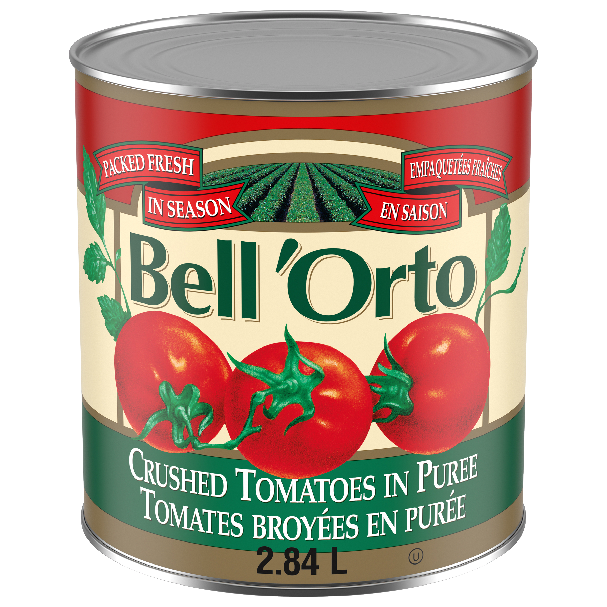 Bell 'Orto Crushed Tomatoes in Puree (6 x 2.84 L Can)