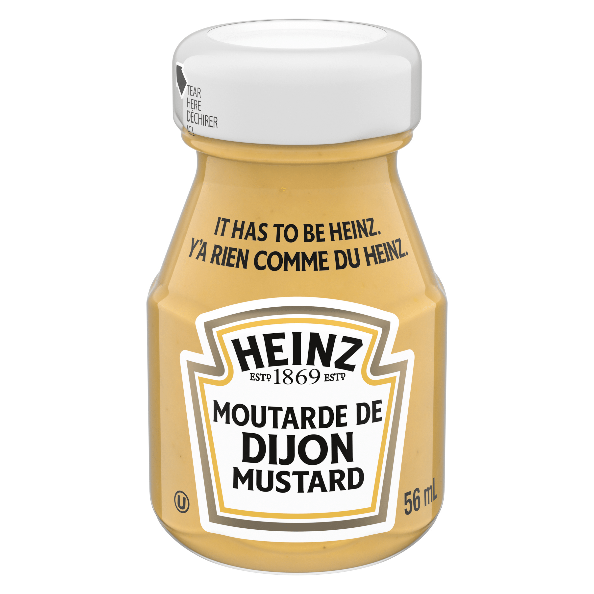 Moutarde de Dijon Heinz (60 x bouteilles pressables de 57 ML)