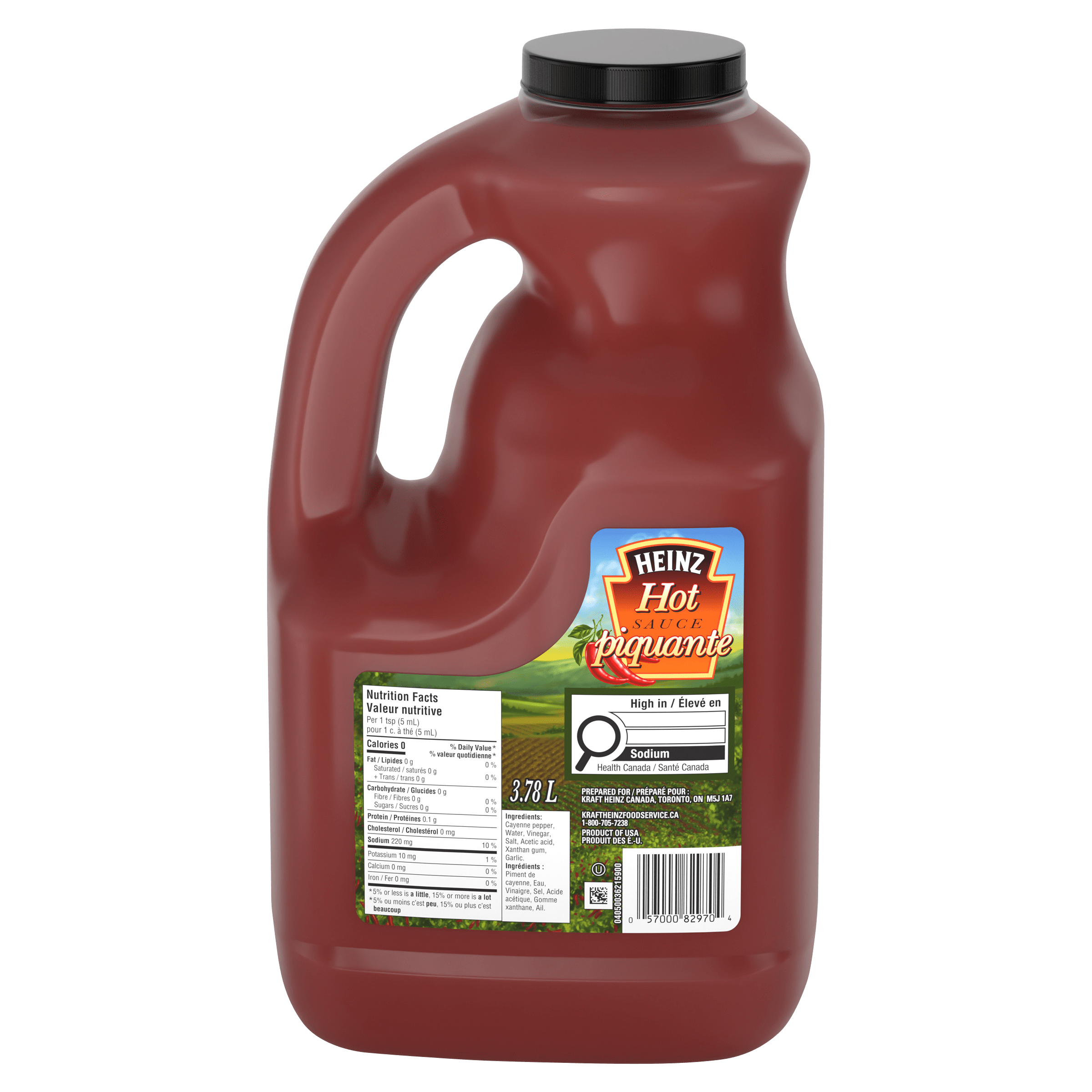 Heinz Hot Sauce (2 x 3.78 L Jug)