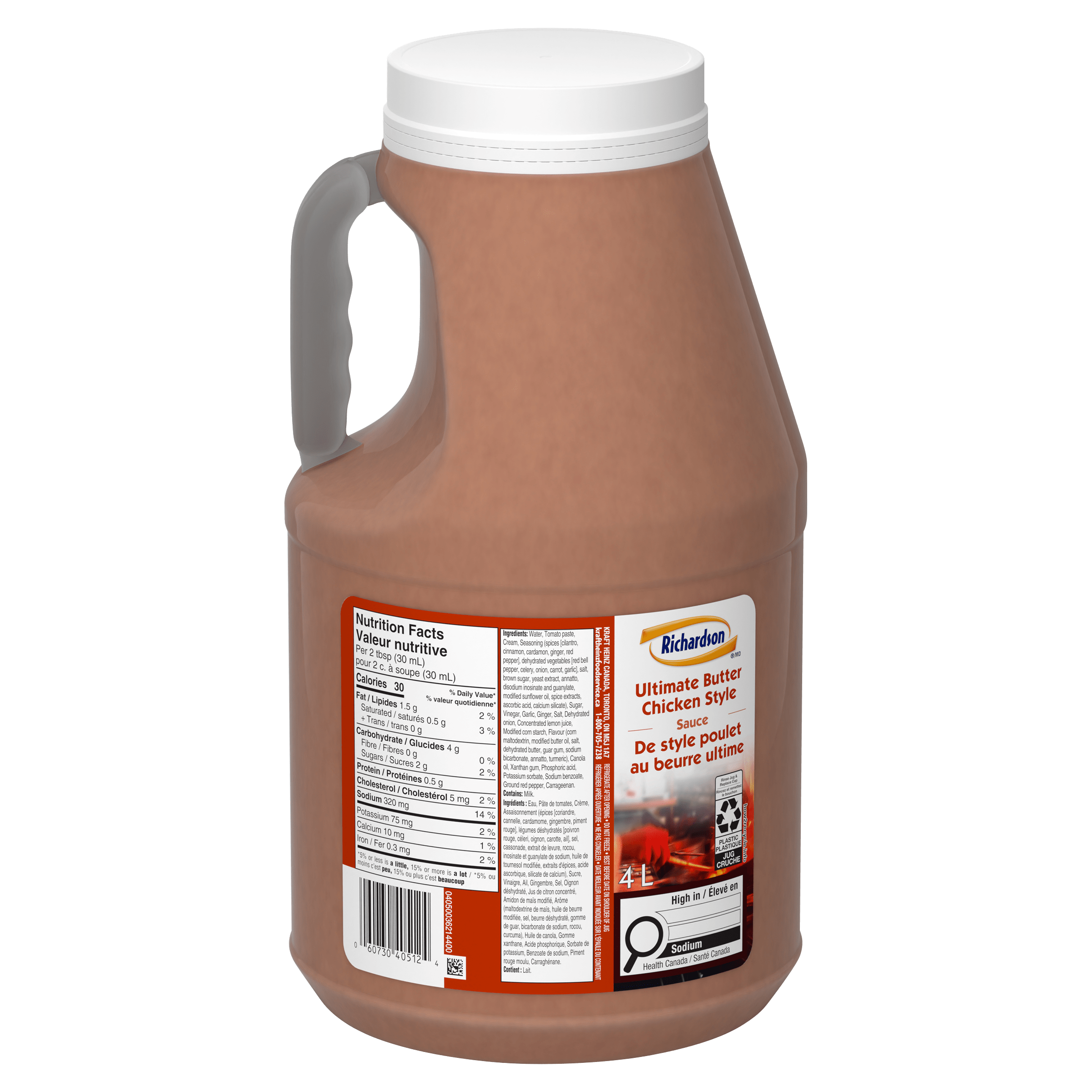Sauce de poulet au beurre ultime Richardson (2 x cruche de 4 L)