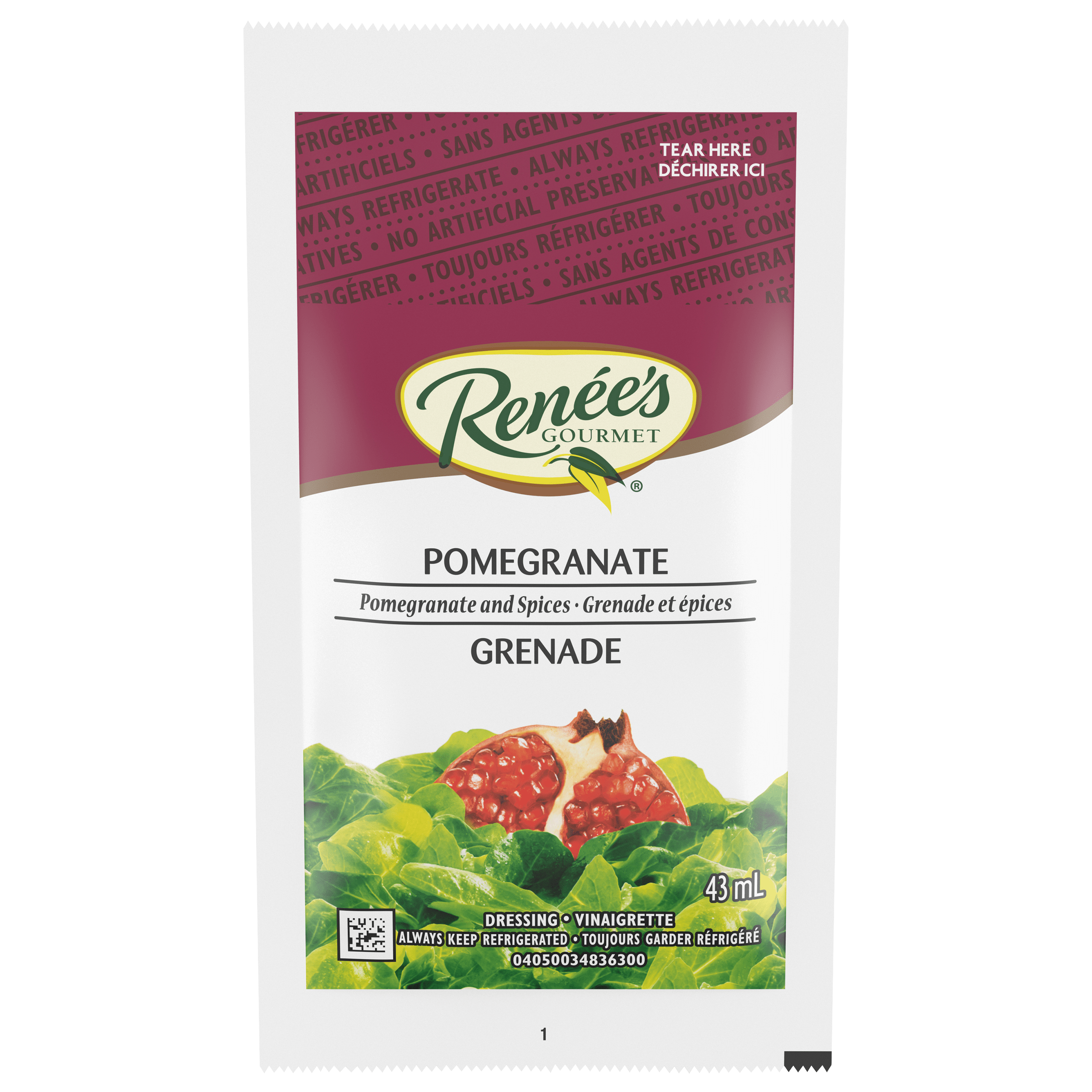 Vinaigrette à la grenade Renée’s (120 x 43 ML)