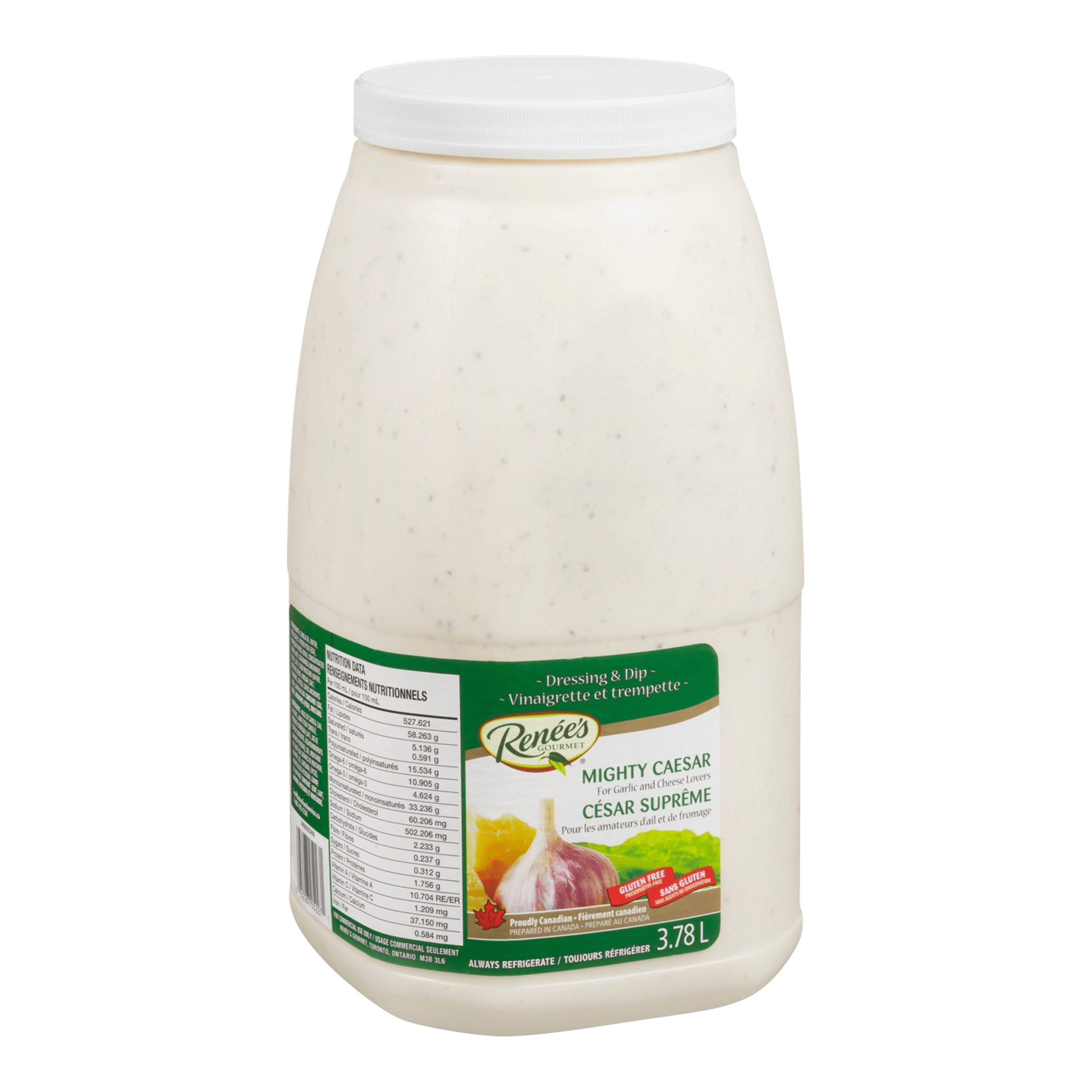 Vinaigrette César crémeuse Renée’s (2 x 3,78 L)