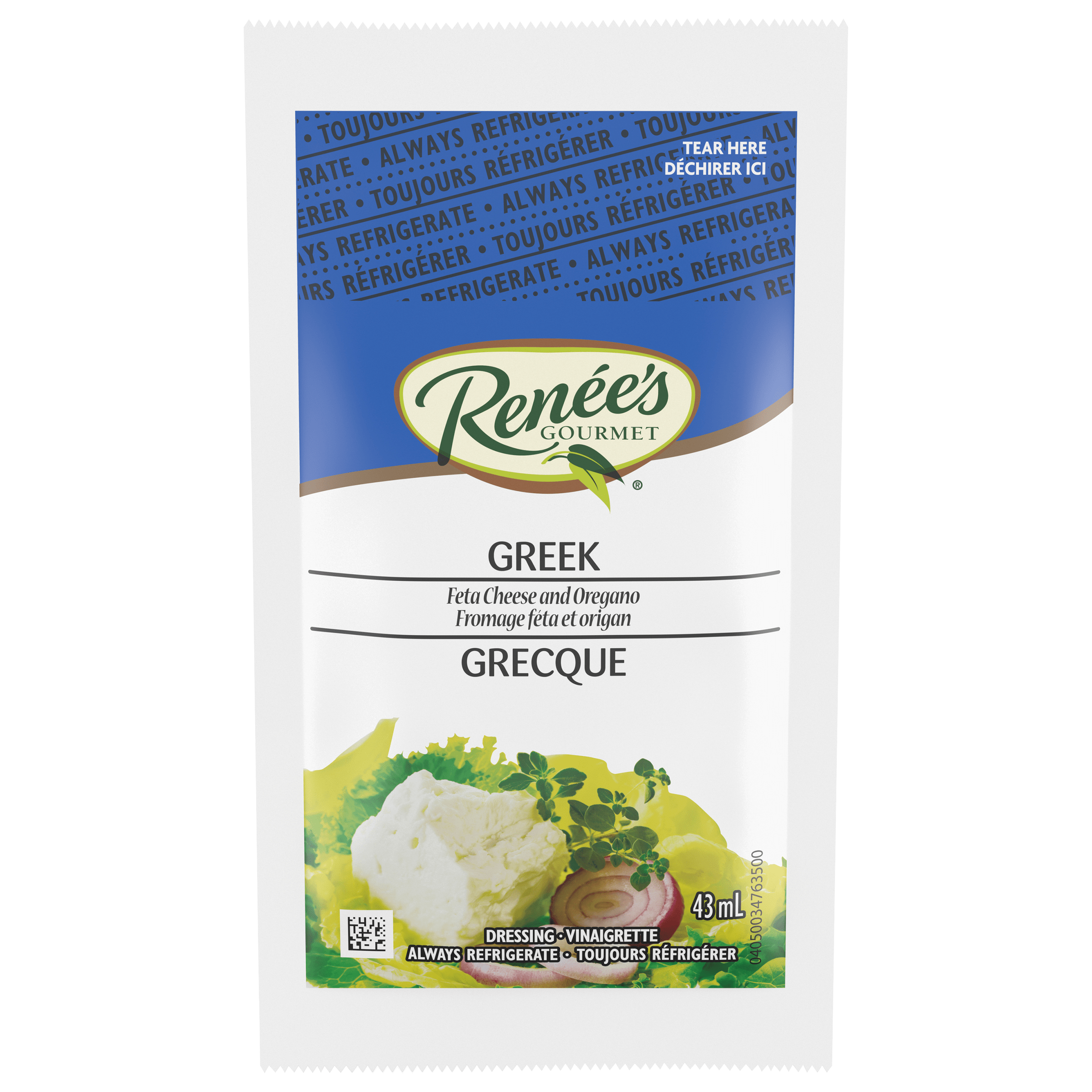 Renee's Greek Dressing With Feta And Oregano (120 X 43Ml)