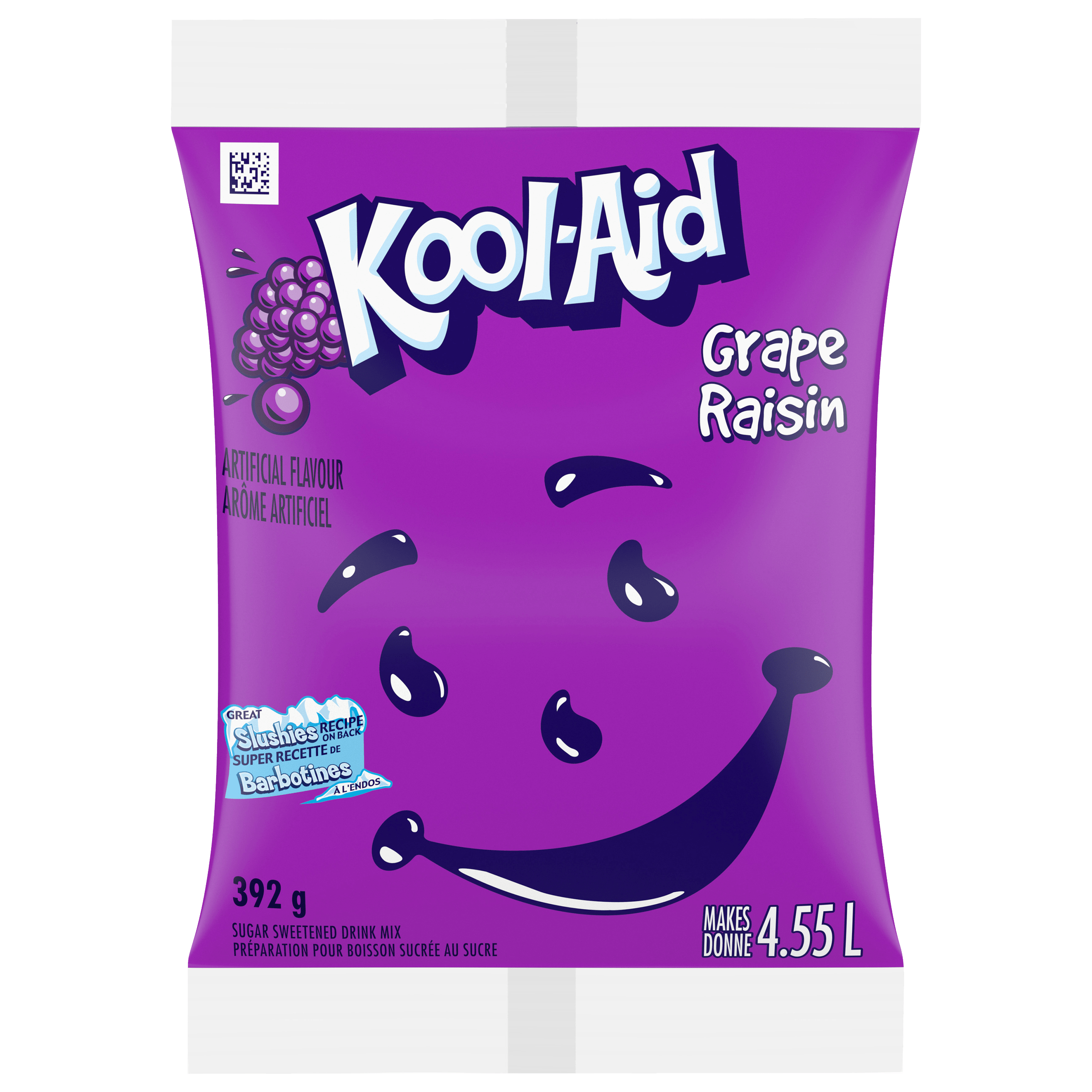 Préparation pour boisson raisin Kool-Aid (18 x sac de 392 g)