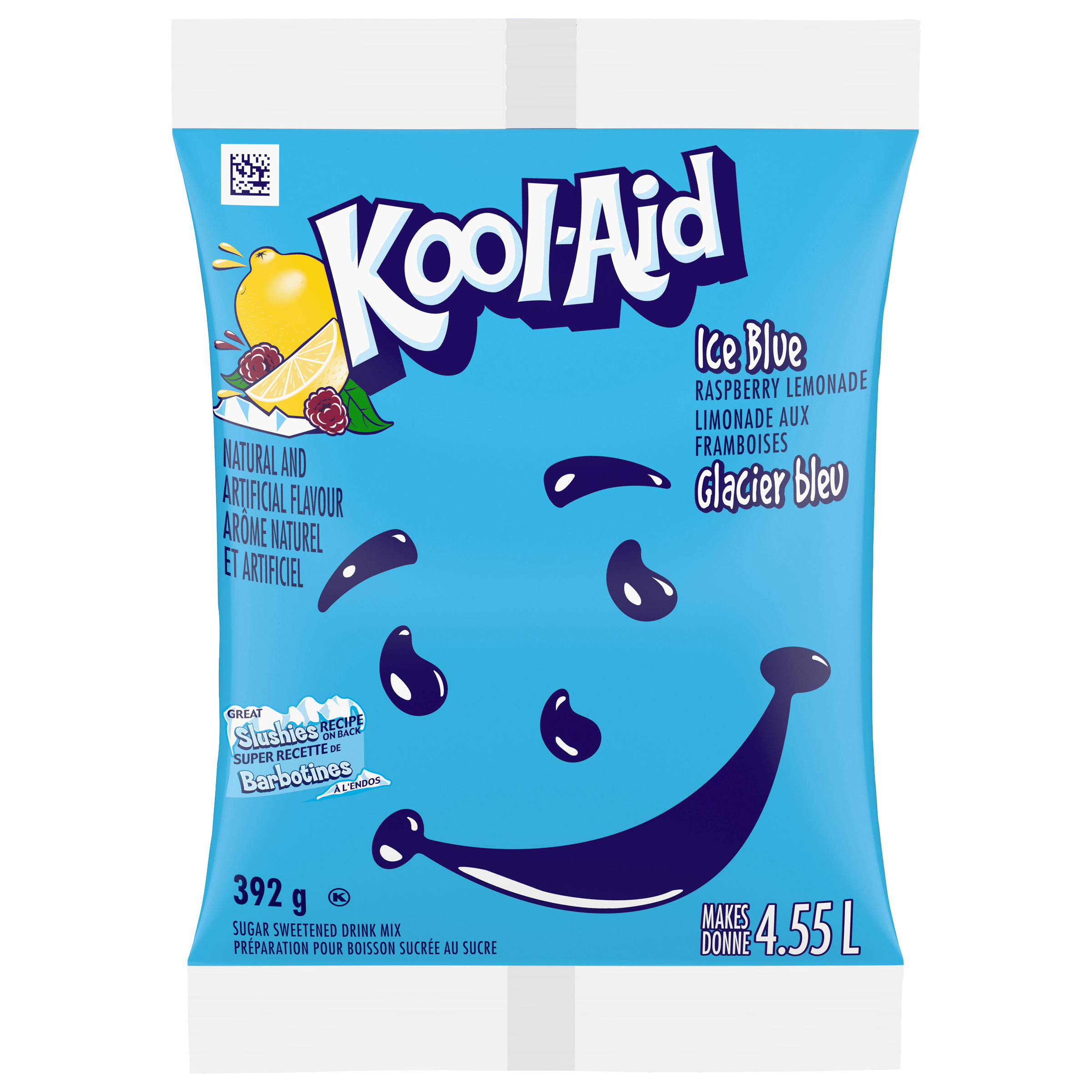 Préparation pour boisson framboise bleu Kool-Aid (18 x sac de 392 g)