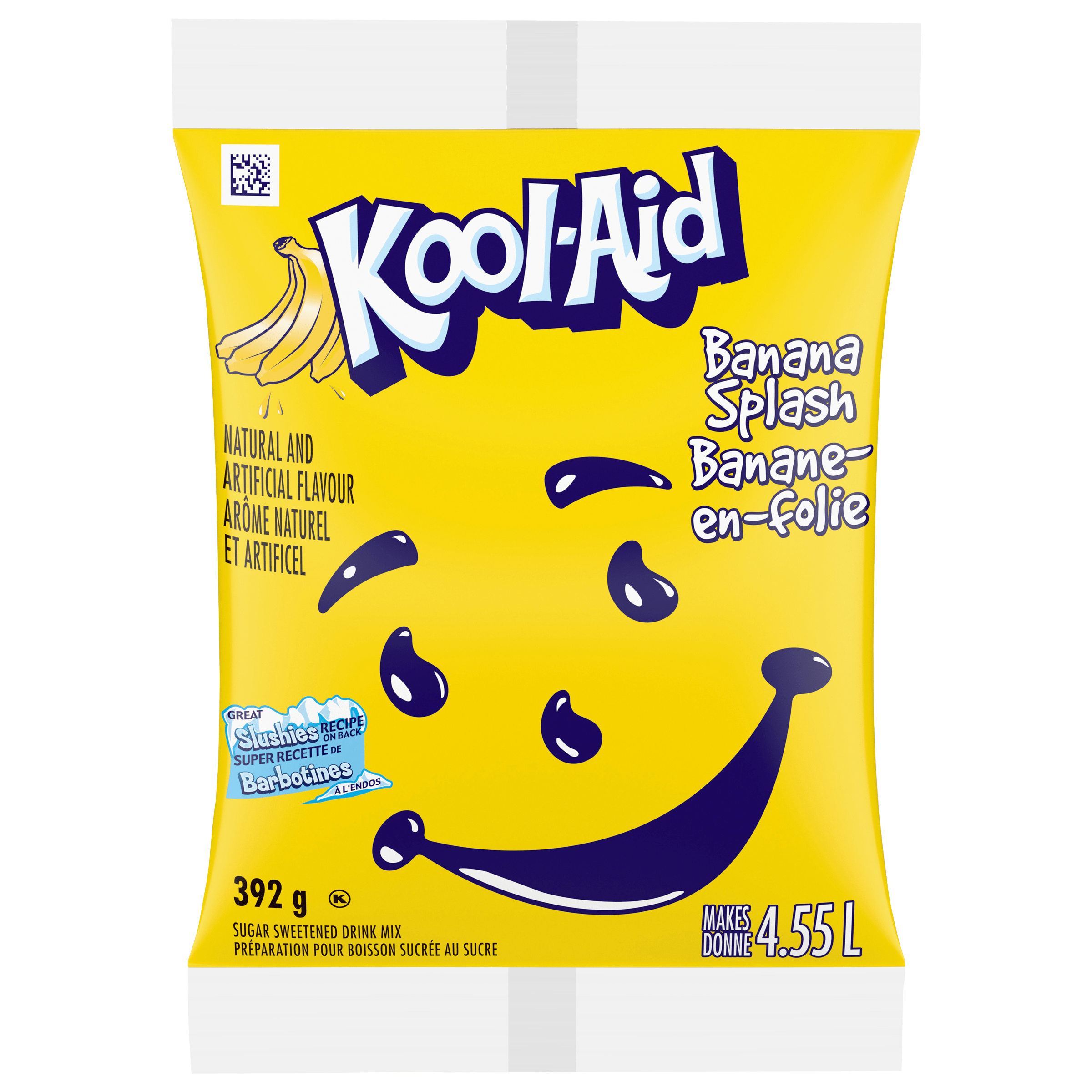 Préparation pour boisson Banane-en-folie Kool-Aid (18 x sac de 392 g)