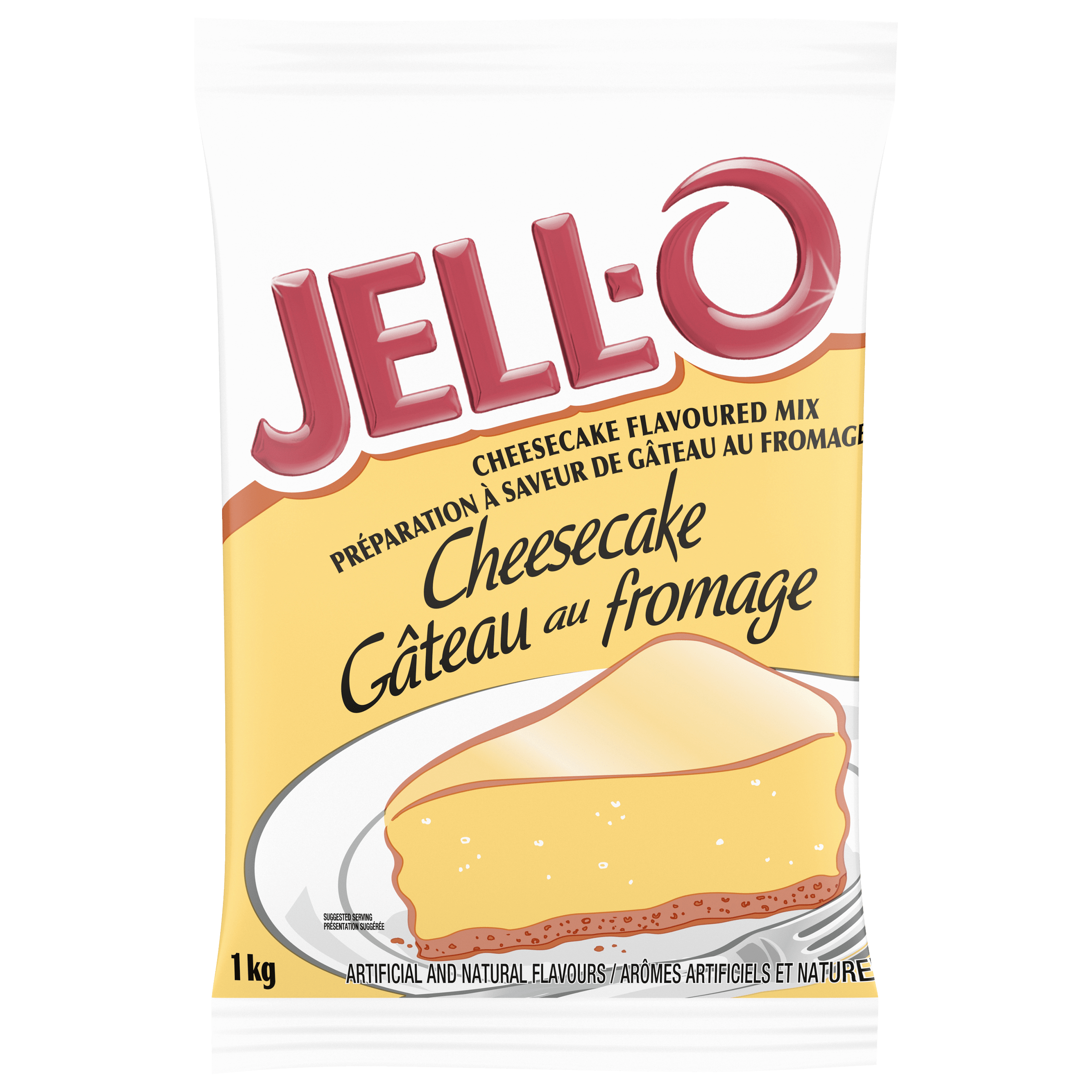 Jell-O Cheesecake Flavoured Dessert Mix-Dry Packaged  (2 X 1KG)