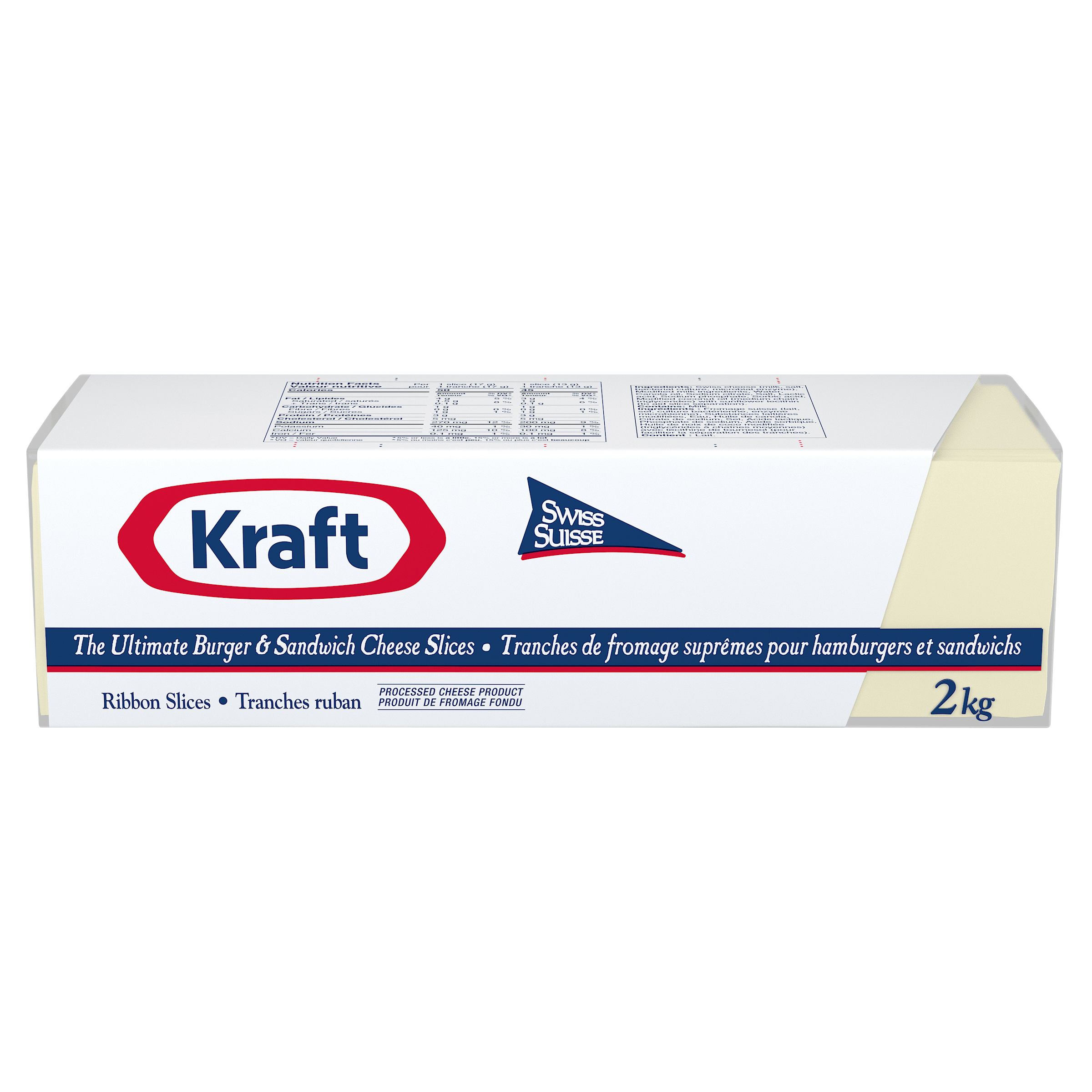 Kraft Darifarm Swiss Slices  (2 X 2 KG)