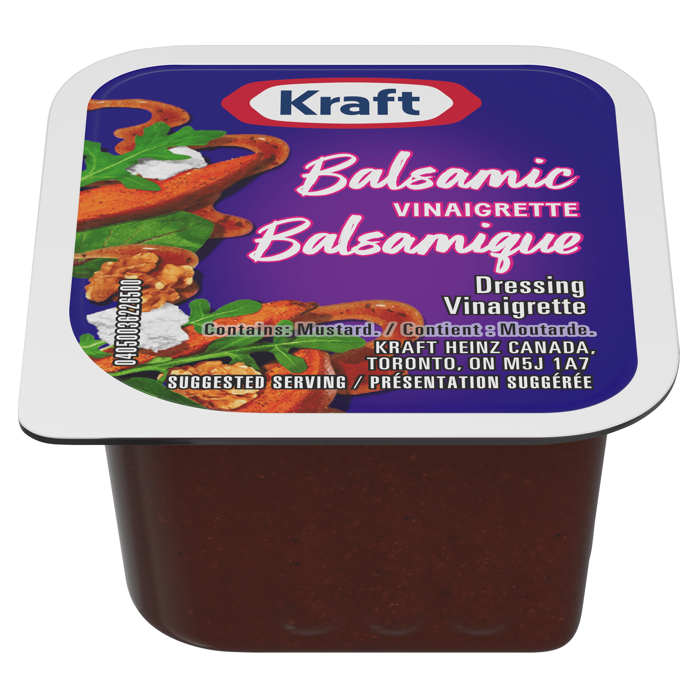 Kraft Balsamic Vinaigrette Dressing (120 x 25 ML Dip Cups)